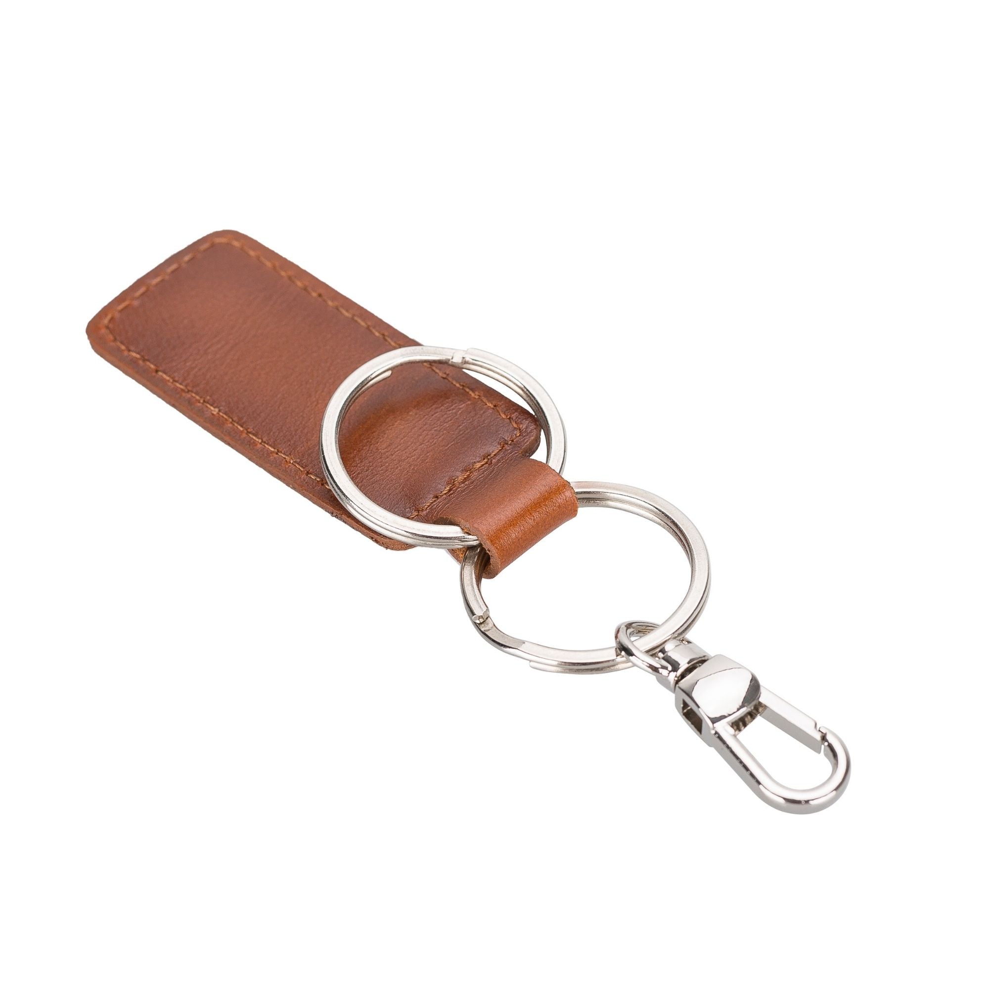 Thermopolis Handmade Genuine Leather Keychains in various colors showcasing premium quality and craftsmanship.