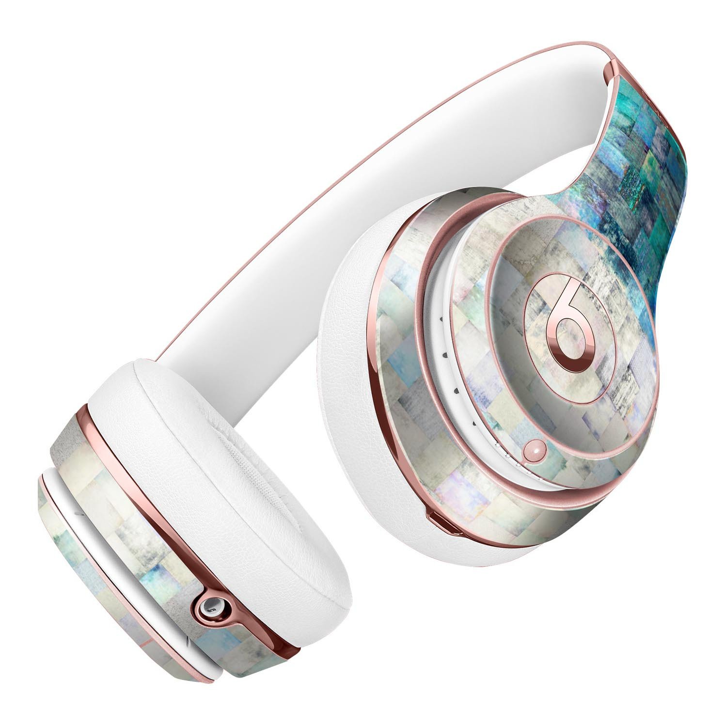 Tiled Paint Full-Body Skin Kit for Beats by Dre Solo 3 Wireless, showcasing vibrant designs and a perfect fit.