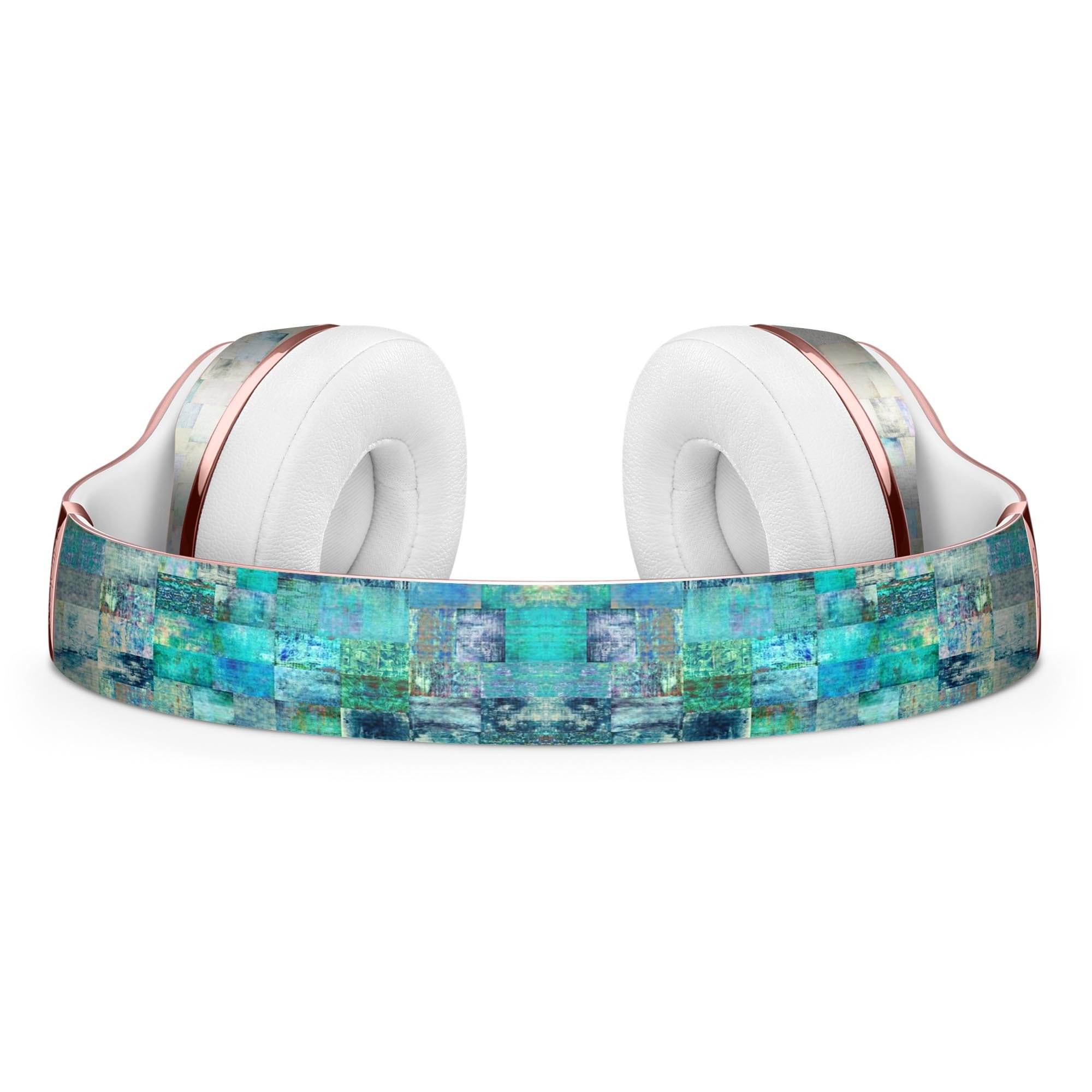 Tiled Paint Full-Body Skin Kit for Beats by Dre Solo 3 Wireless, showcasing vibrant designs and a perfect fit.