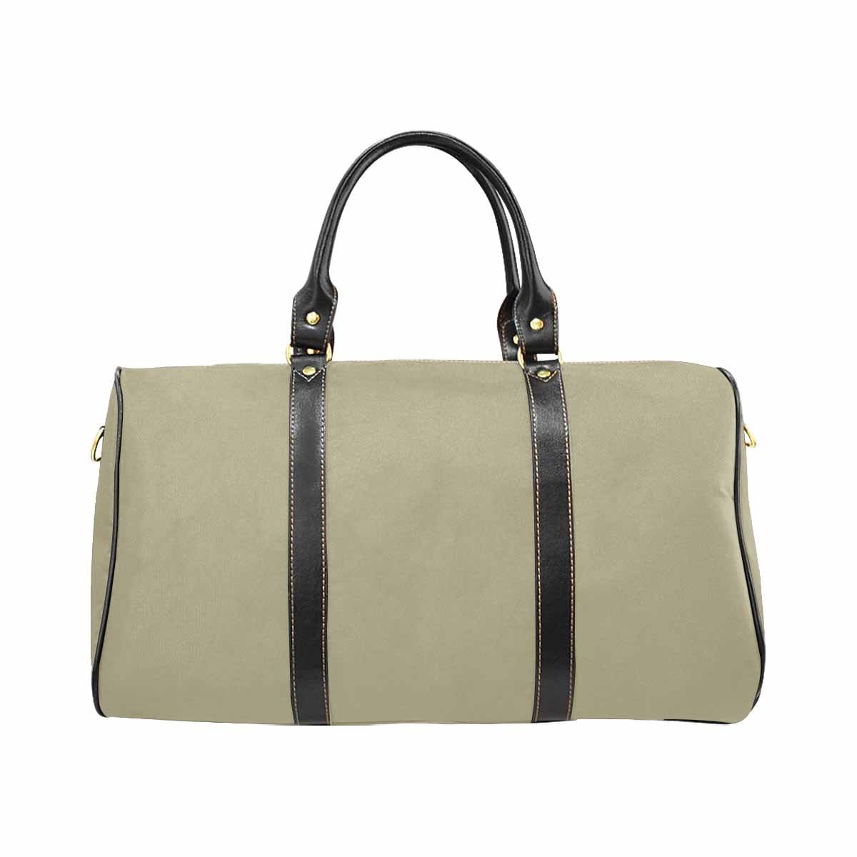 Dark Sage Green Leather Carry On Bag with spacious design and durable features, perfect for travel.