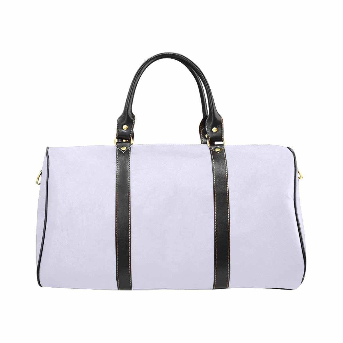 Lavender Purple Leather Carry On Bag with spacious design and durable features, perfect for travel.