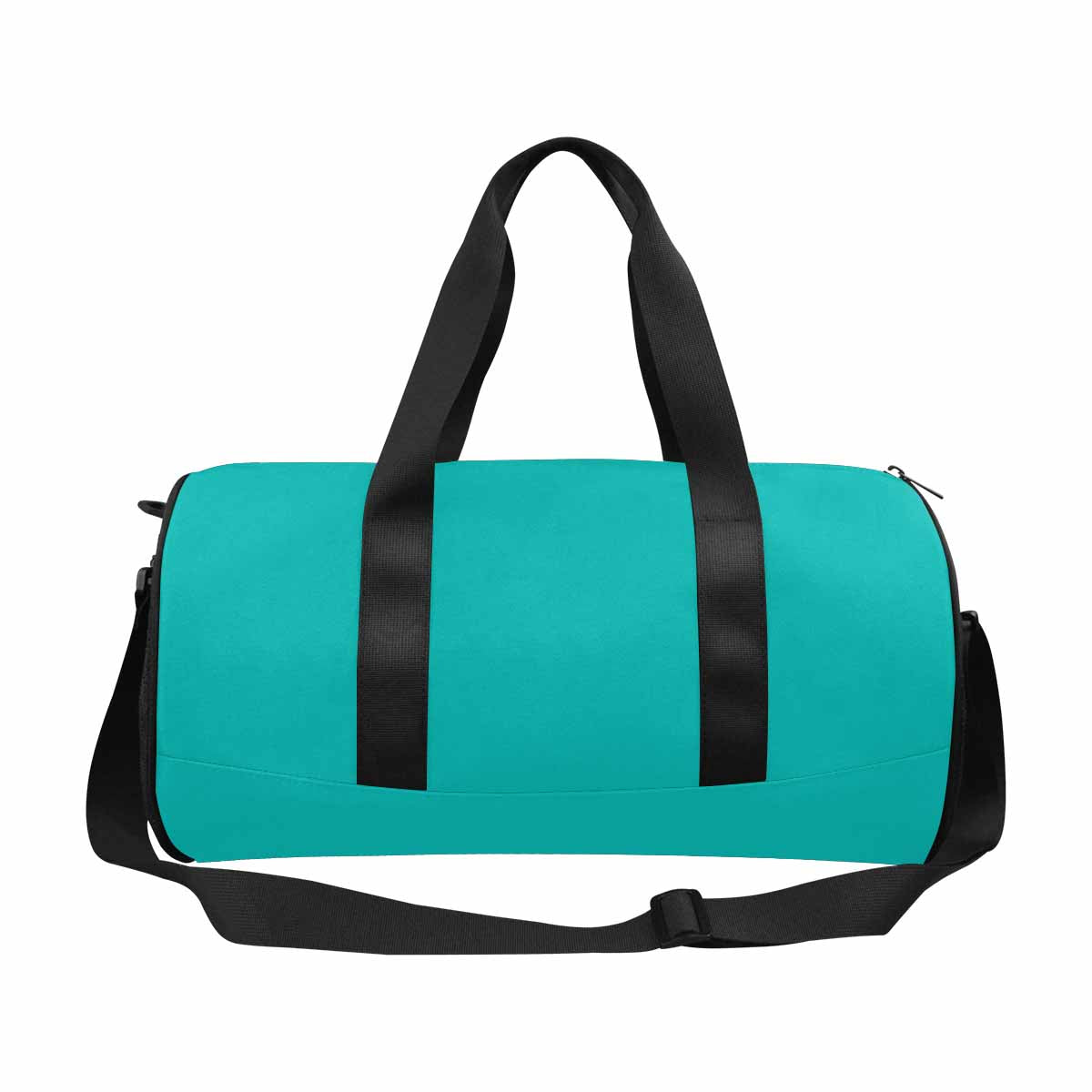 Travel Duffel Bag in Greenish Blue, showcasing its spacious design and waterproof fabric.