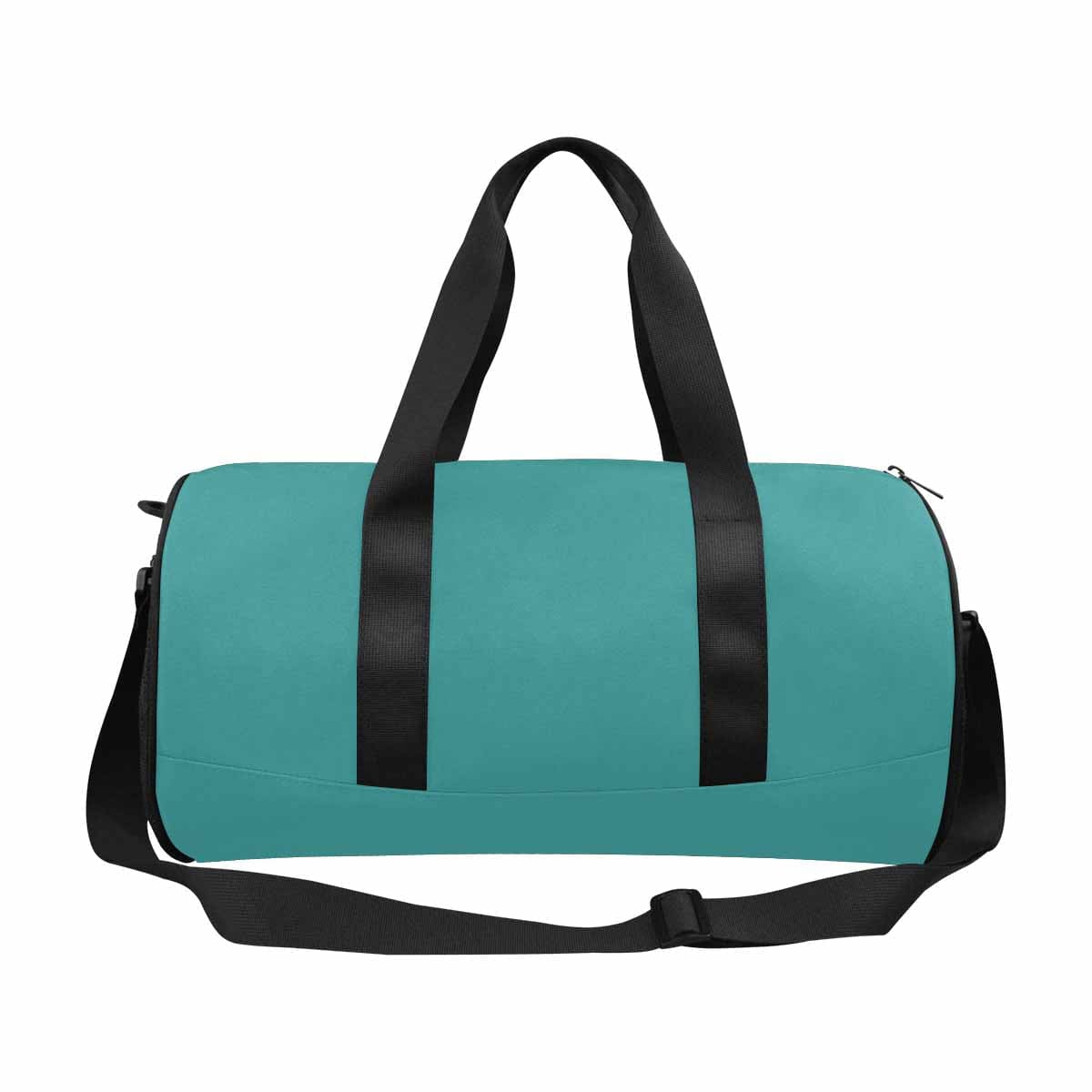 Mint Blue Travel Duffel Bag with waterproof fabric and spacious design, ideal for travel and outdoor activities.