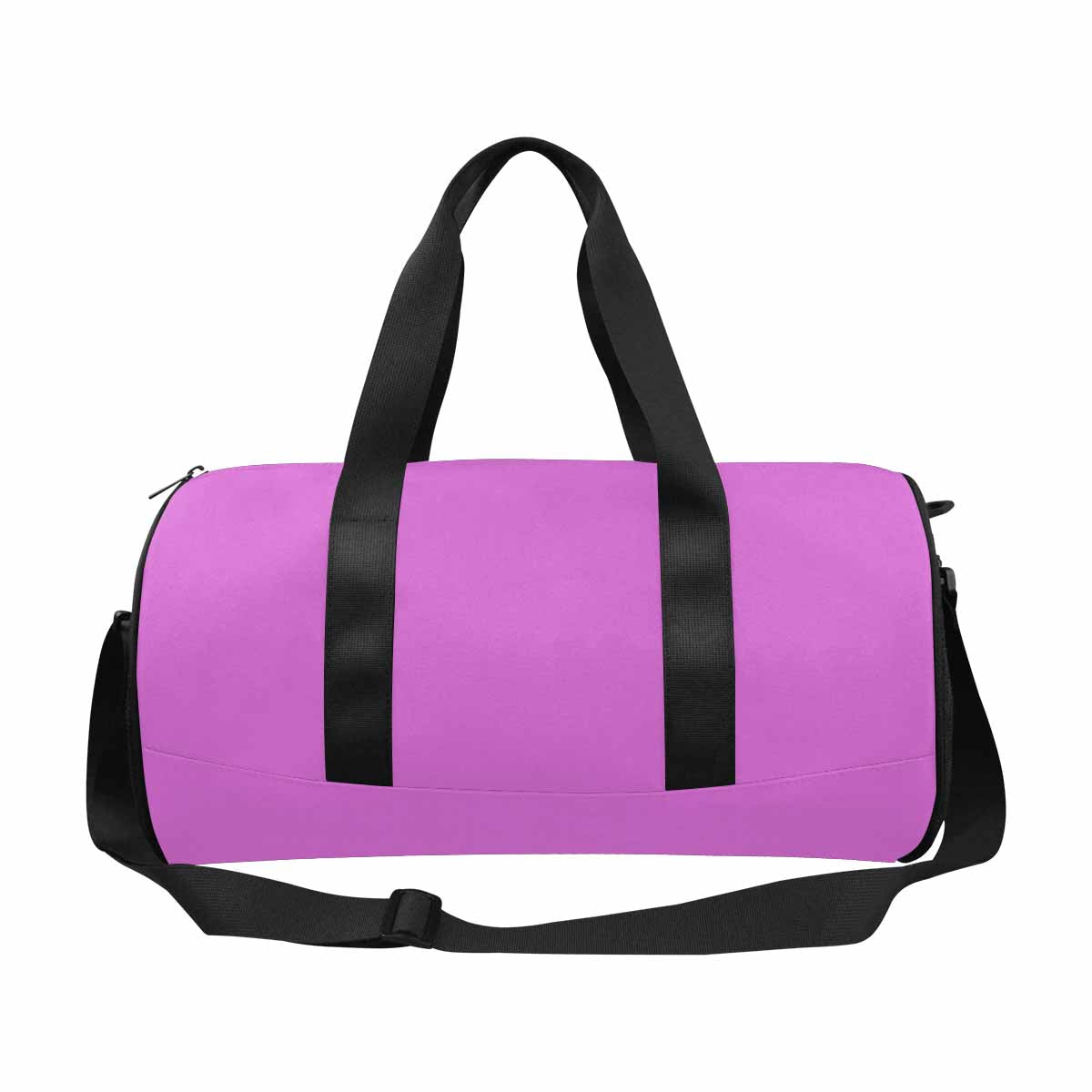 Orchid Purple Travel Duffel Bag with spacious compartments and adjustable strap, perfect for travel and outdoor activities.