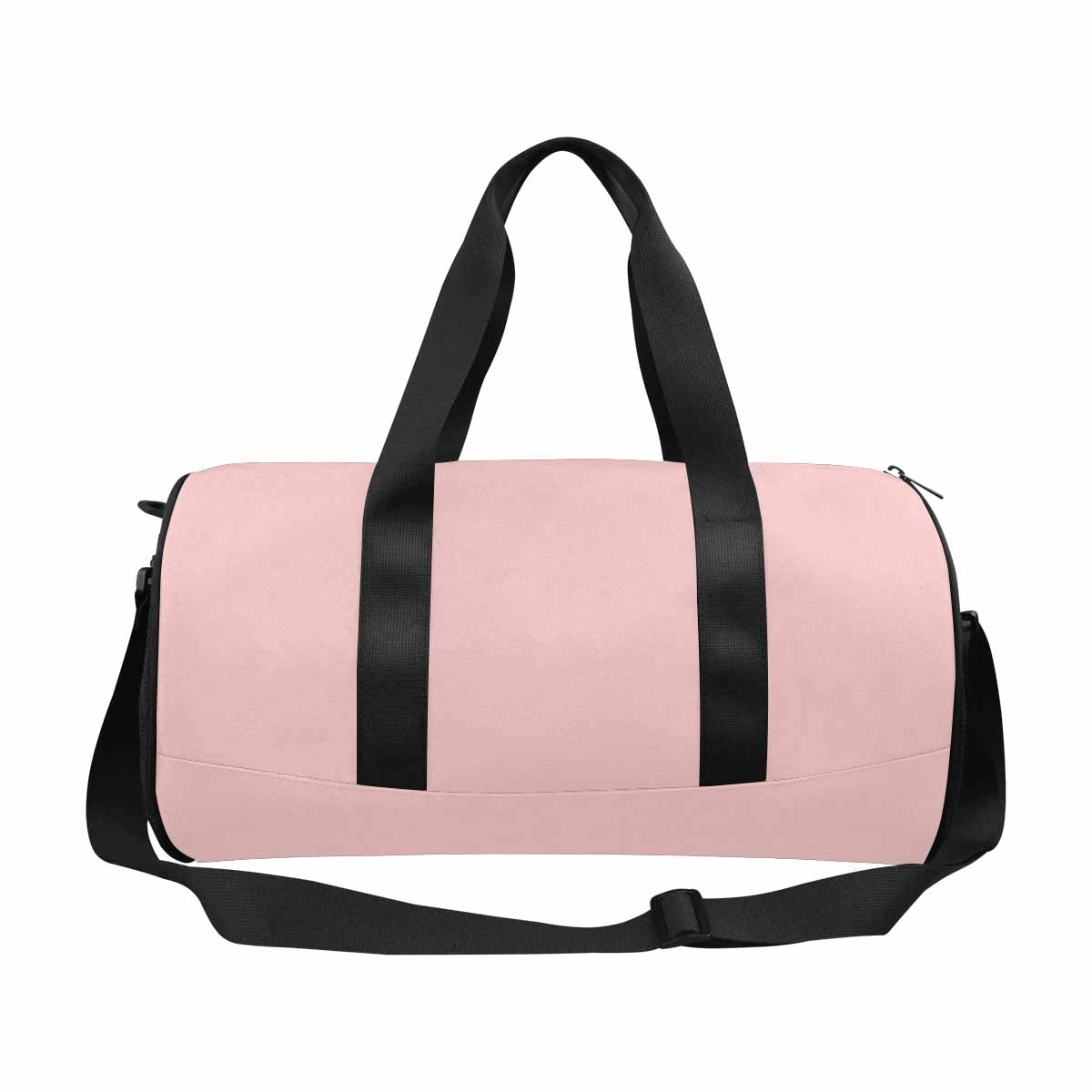 Travel Duffel Bag in Rose Quartz Red, showcasing its waterproof fabric and spacious design.