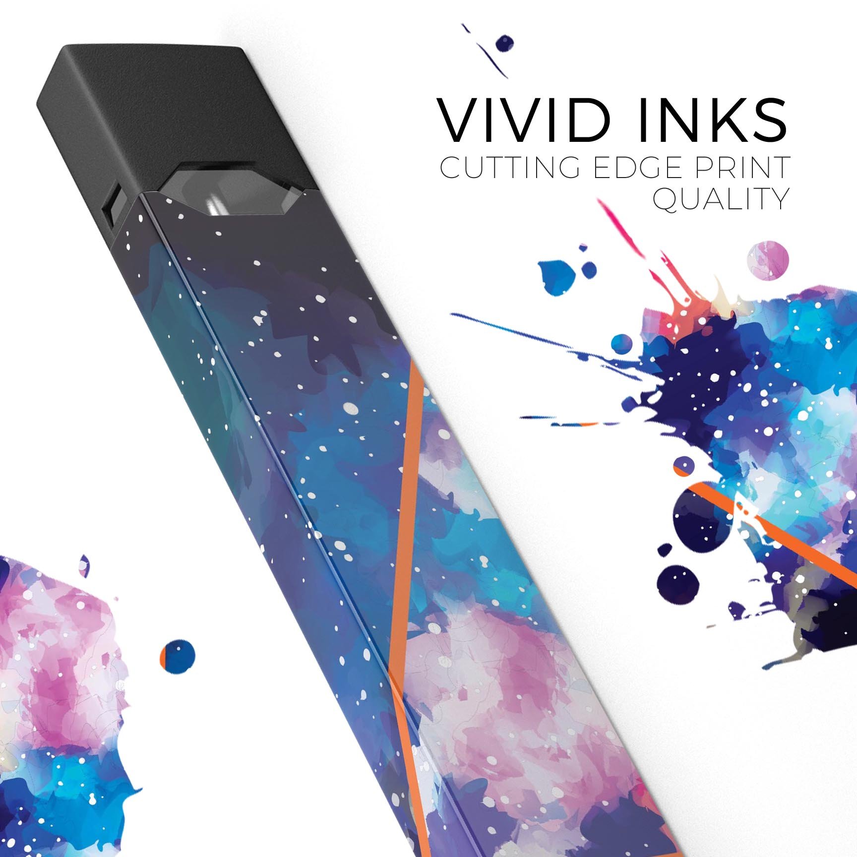 Trilateral Eternal Space premium decal skin-wrap sticker for JUUL device, showcasing vibrant design and protective features.