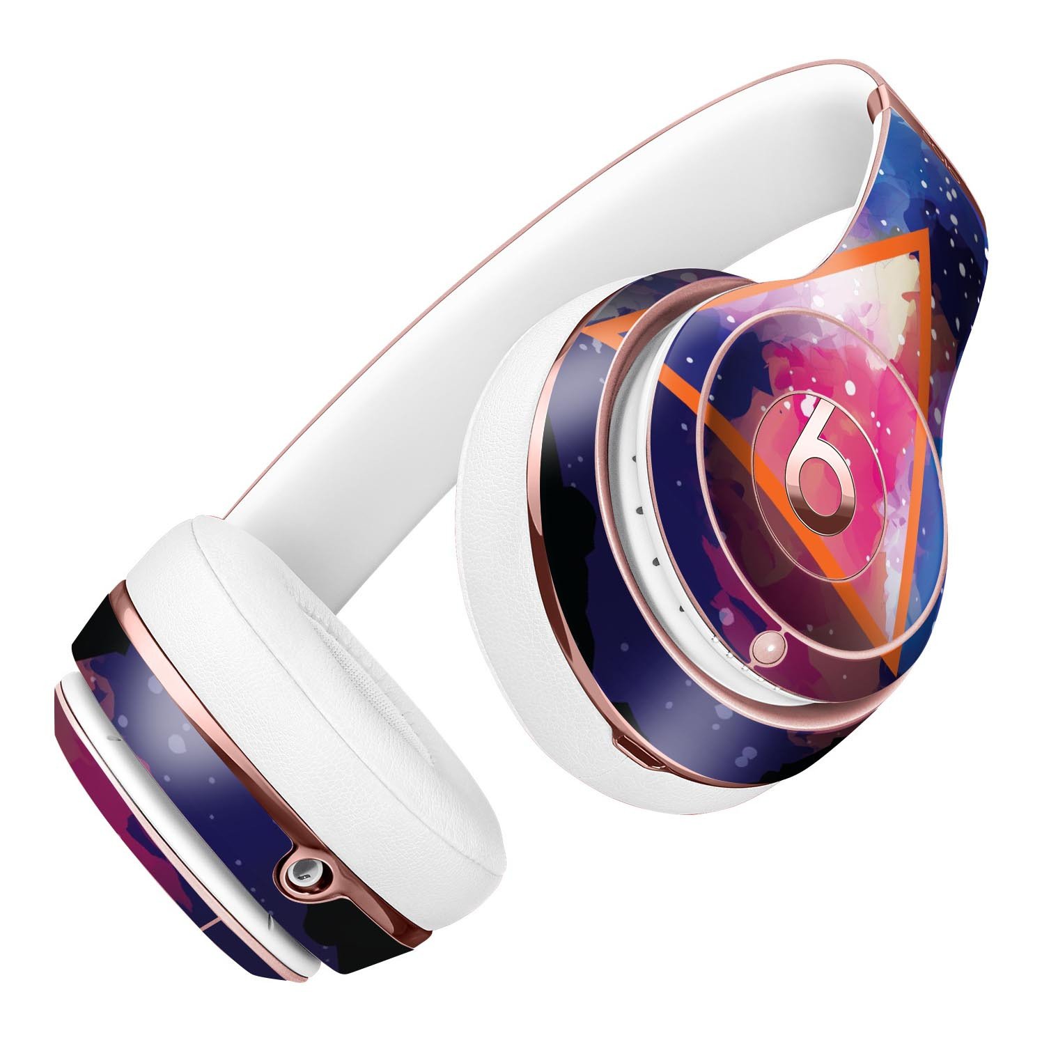 Trilateral Eternal Space V2 Full-Body Skin Kit for Beats by Dre Solo 3 Wireless Headphones, showcasing vibrant design and precise fit.