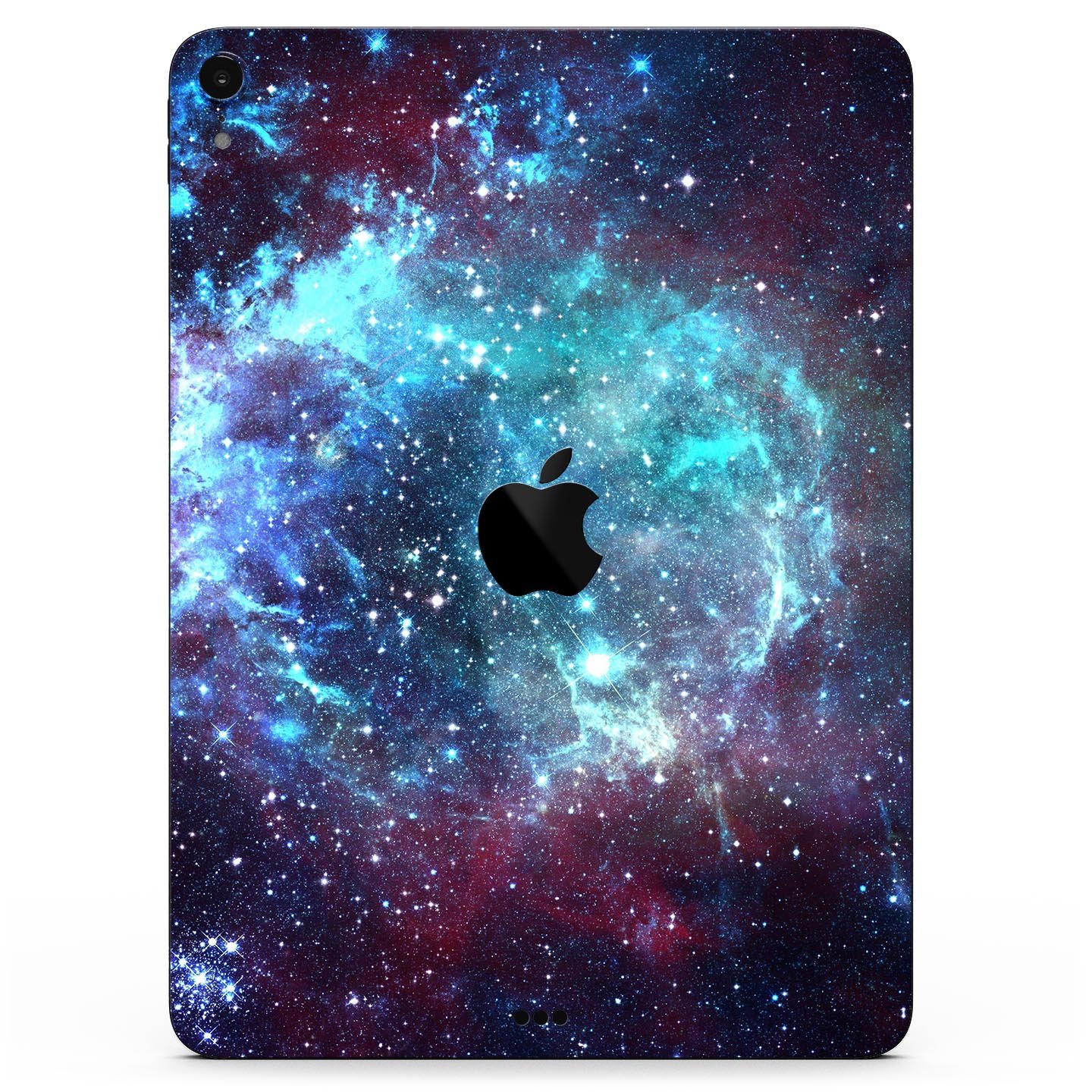 Trippy Space full body skin decal for Apple iPad Pro, showcasing vibrant colors and intricate design.