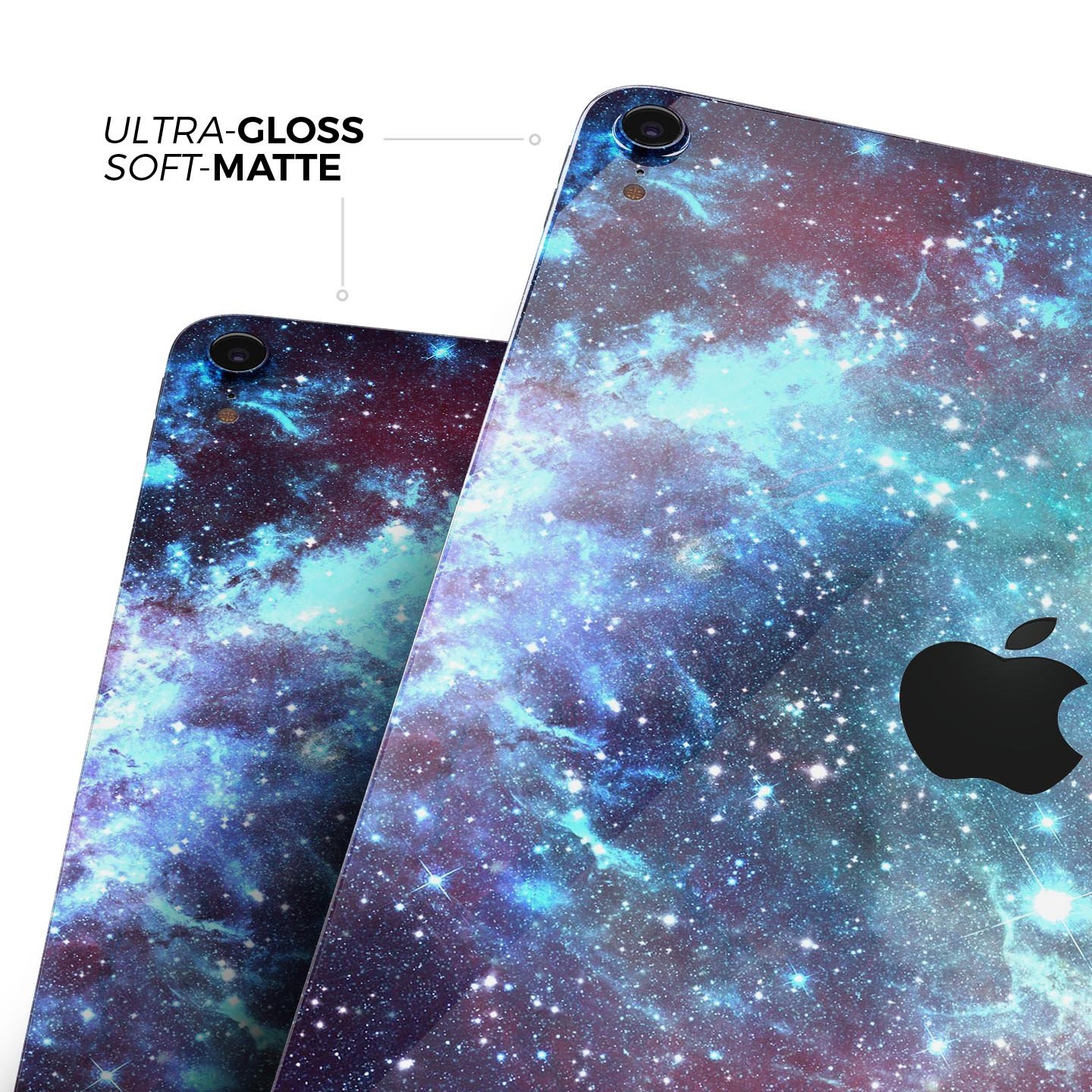 Trippy Space full body skin decal for Apple iPad Pro, showcasing vibrant colors and intricate design.