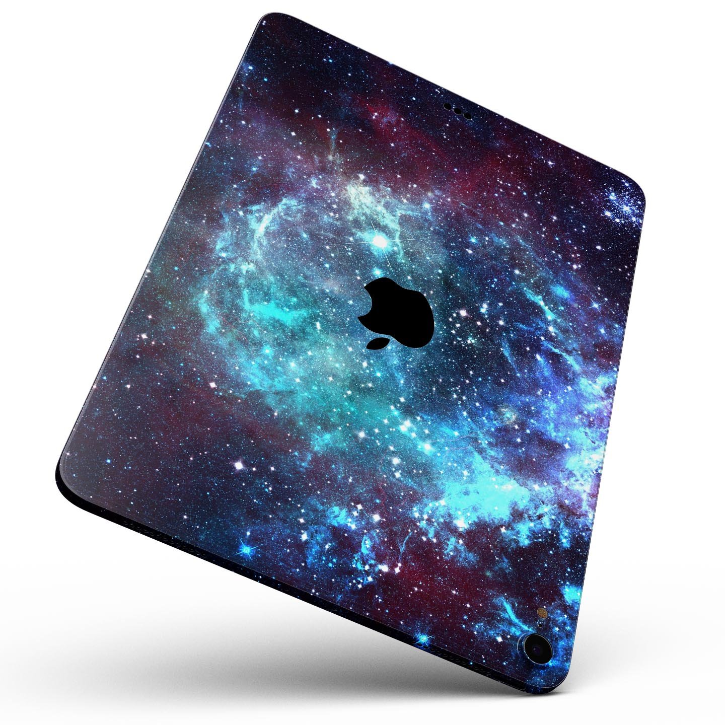 Trippy Space full body skin decal for Apple iPad Pro, showcasing vibrant colors and intricate design.