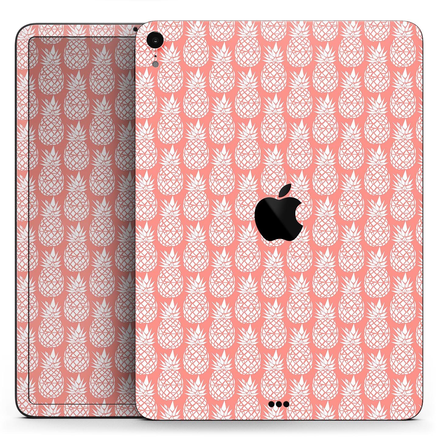 Tropical Summer Pineapple skin decal for Apple iPad, showcasing vibrant colors and a sleek design for full body protection.