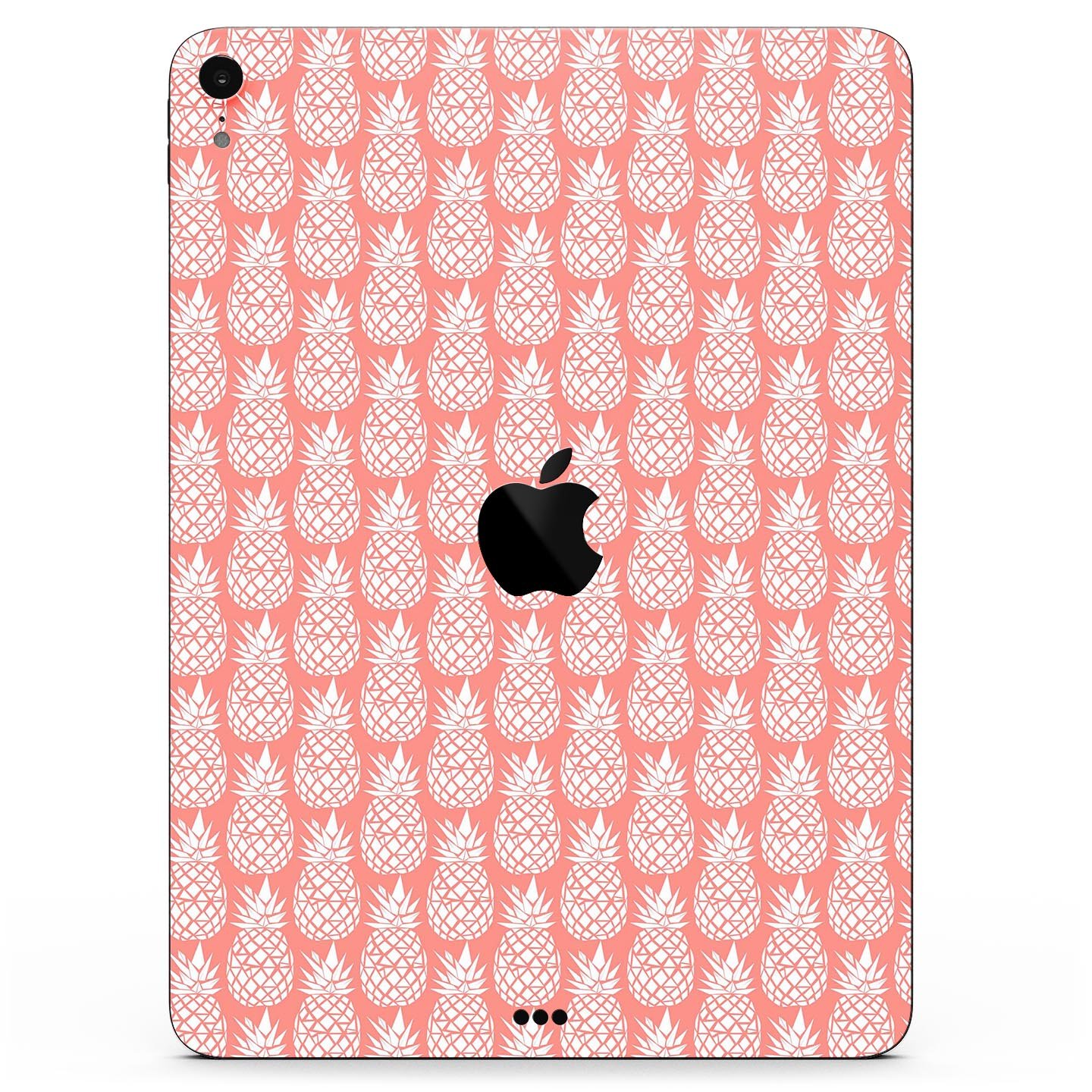 Tropical Summer Pineapple skin decal for Apple iPad, showcasing vibrant colors and a sleek design for full body protection.