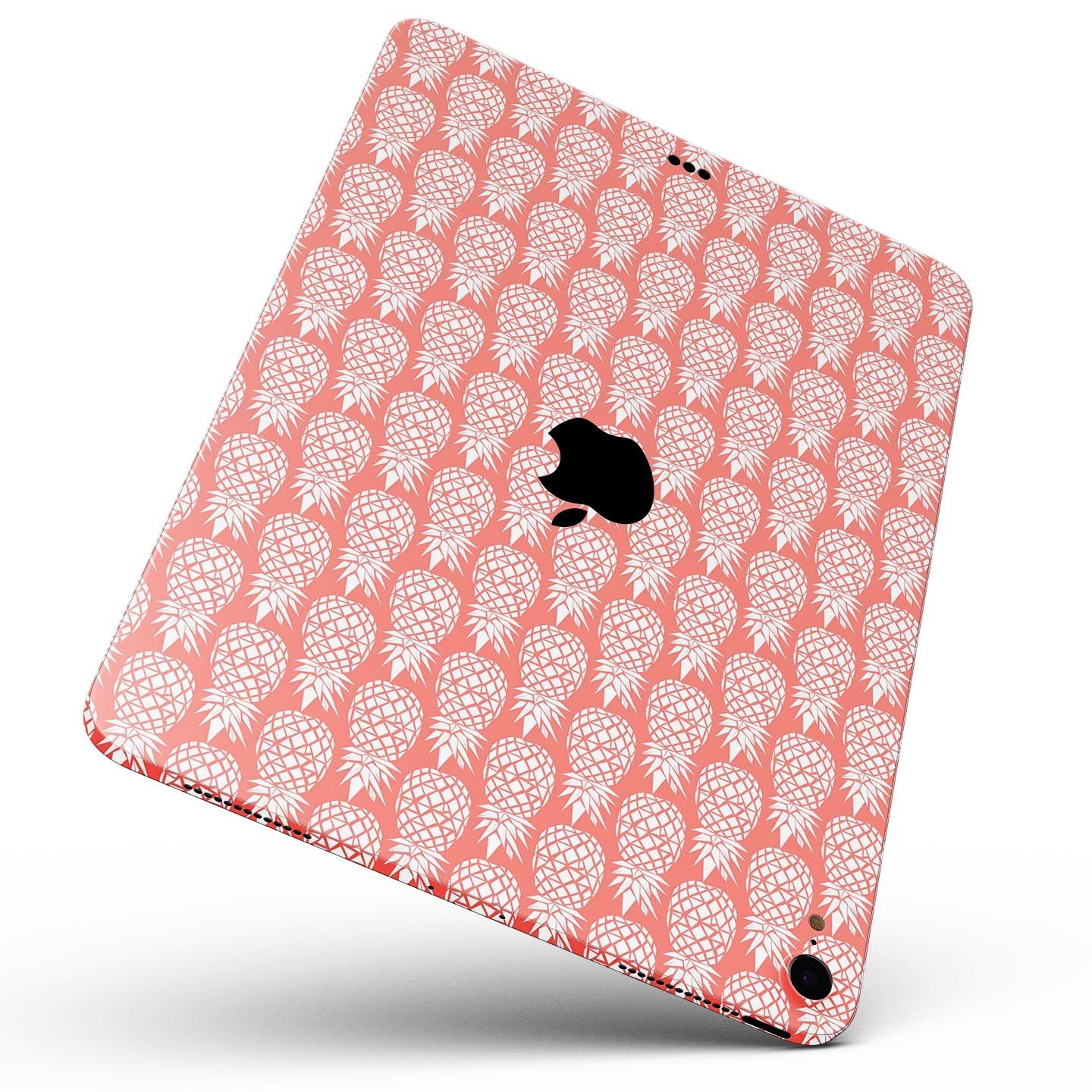 Tropical Summer Pineapple skin decal for Apple iPad, showcasing vibrant colors and a sleek design for full body protection.