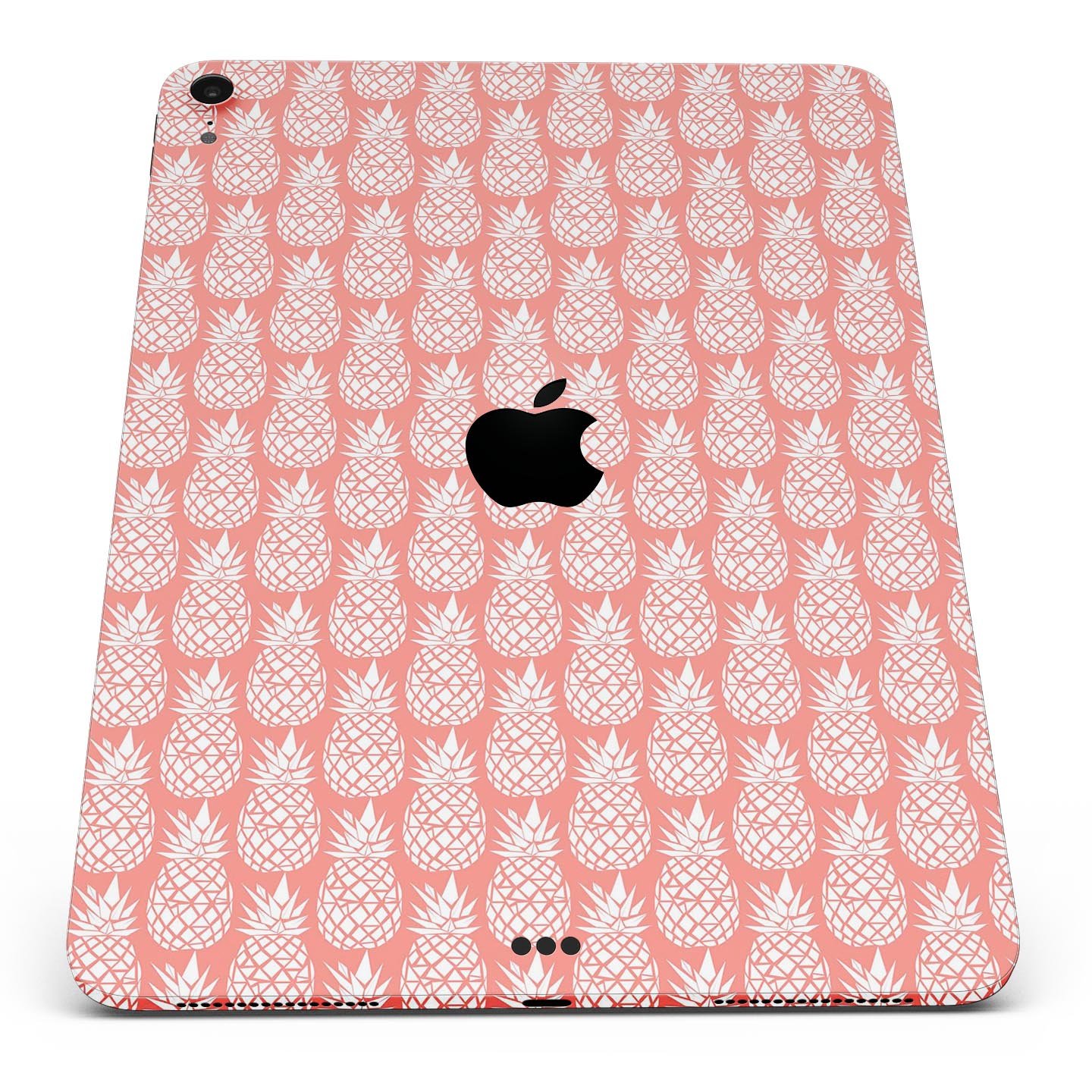 Tropical Summer Pineapple skin decal for Apple iPad, showcasing vibrant colors and a sleek design for full body protection.