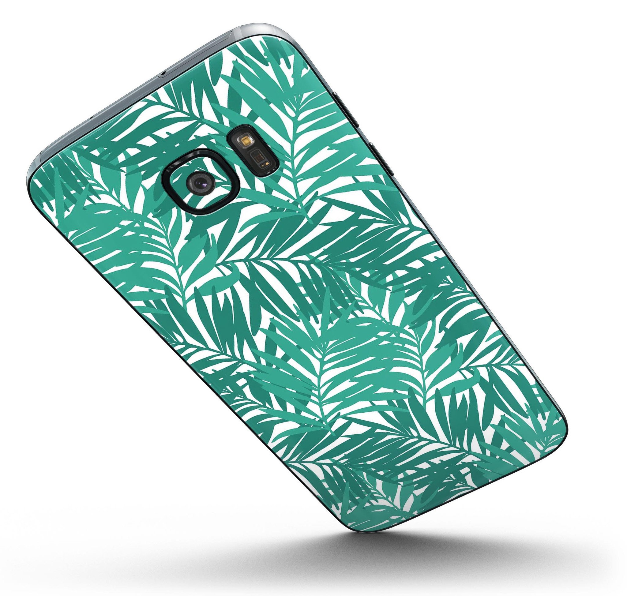 Tropical Summer v1 skin kit for Samsung Galaxy S7, showcasing vibrant colors and a sleek design.