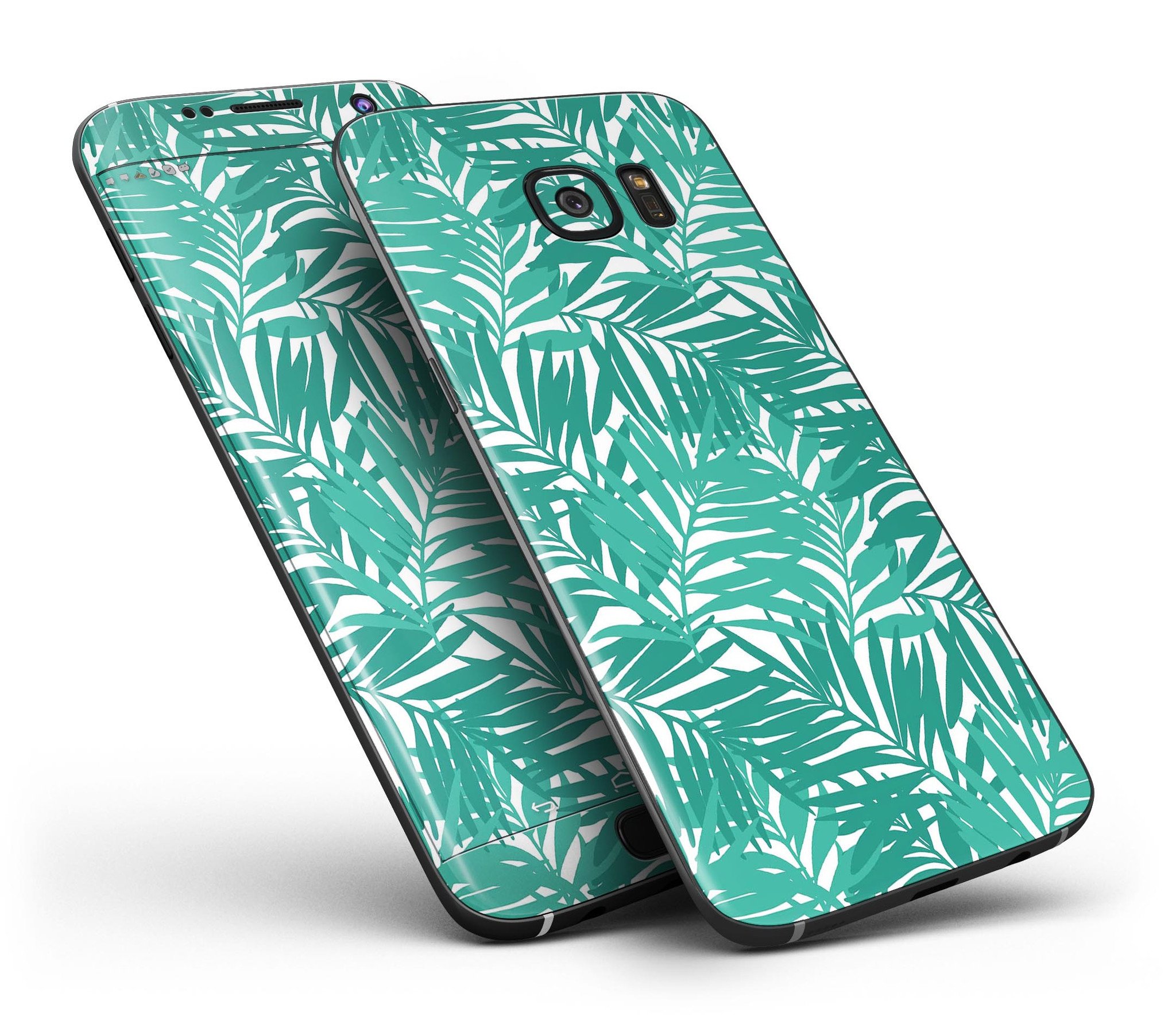 Tropical Summer v1 skin kit for Samsung Galaxy S7, showcasing vibrant colors and a sleek design.