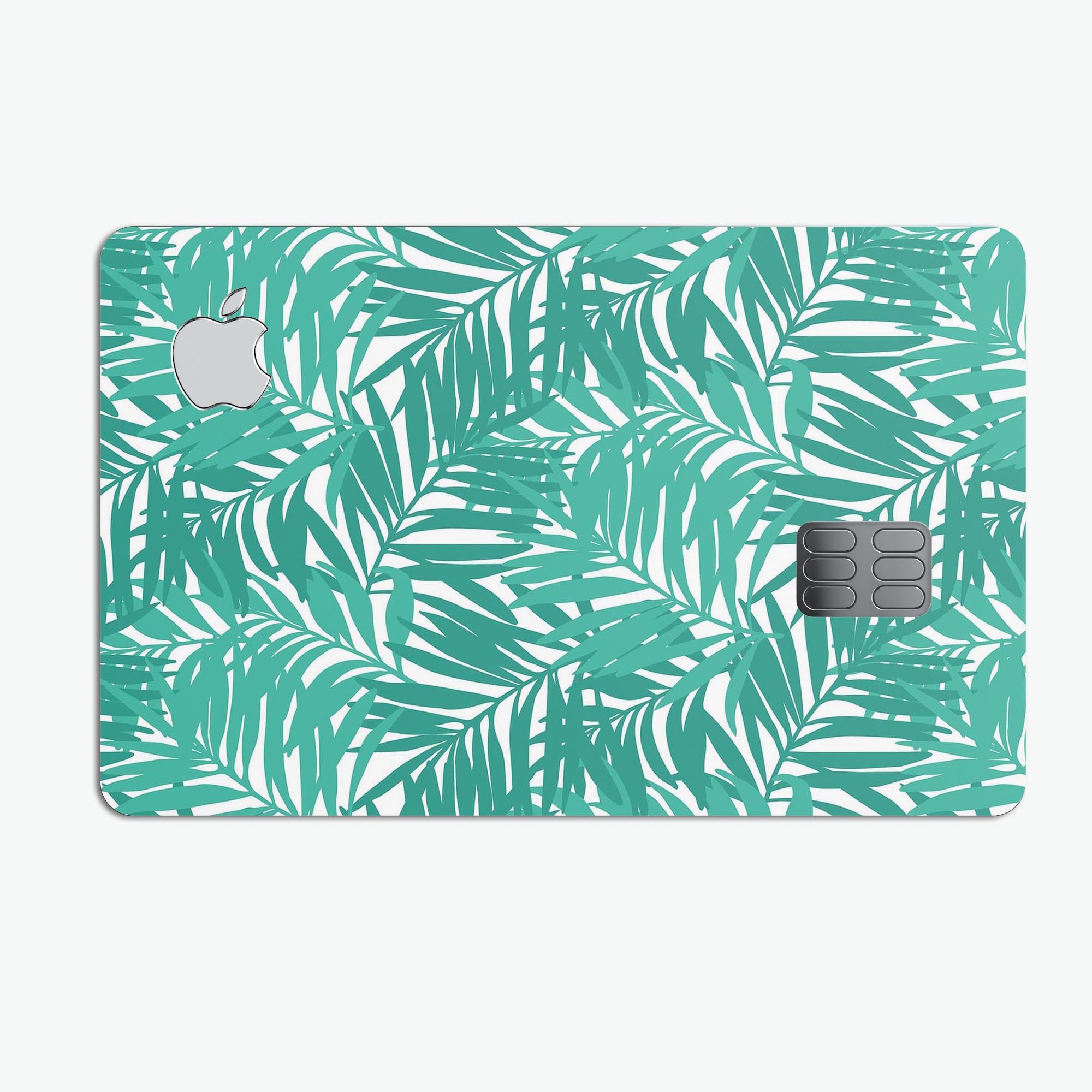 Tropical Summer v1 decal skin-kit for Apple Card, showcasing vibrant design and premium vinyl material.