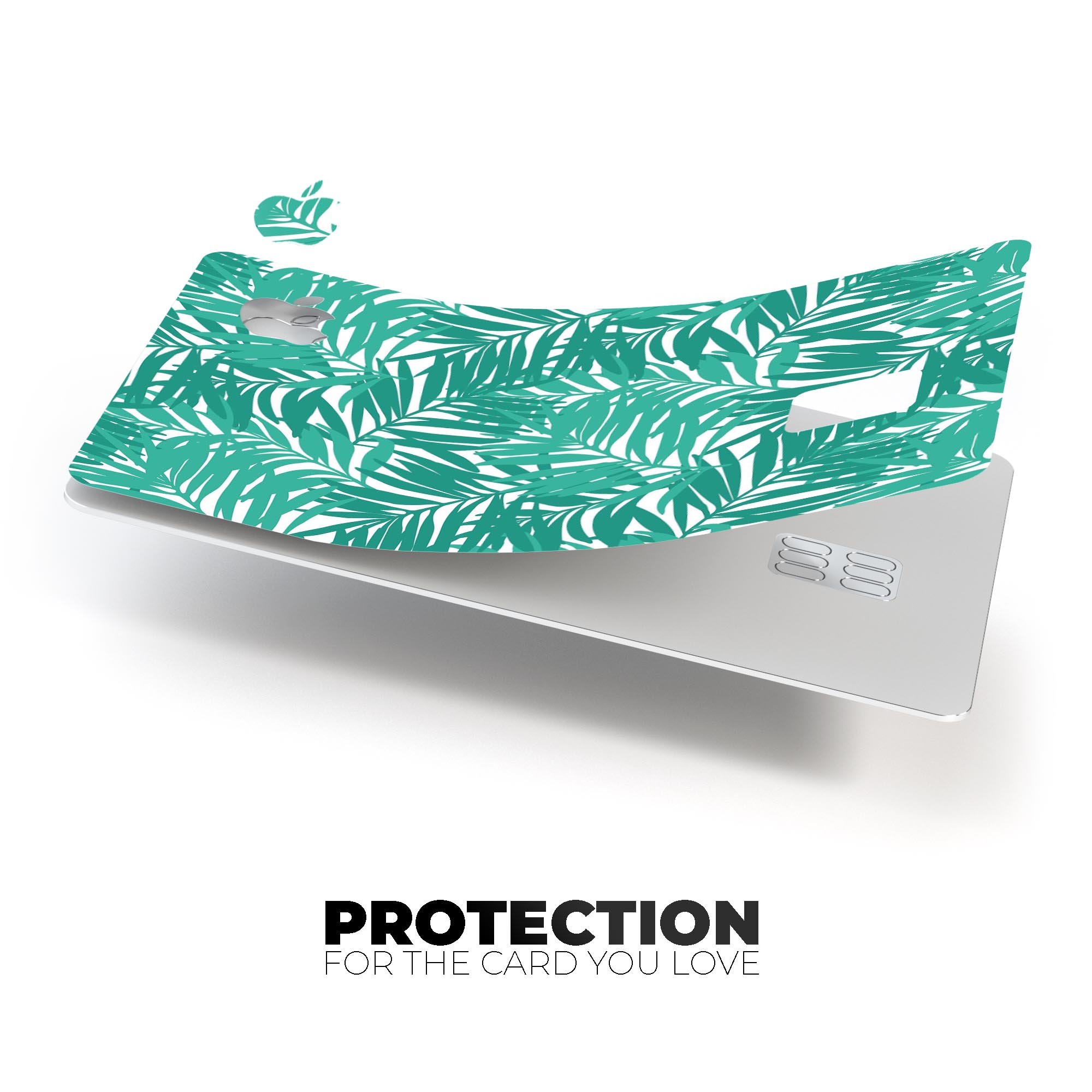 Tropical Summer v1 decal skin-kit for Apple Card, showcasing vibrant design and premium vinyl material.