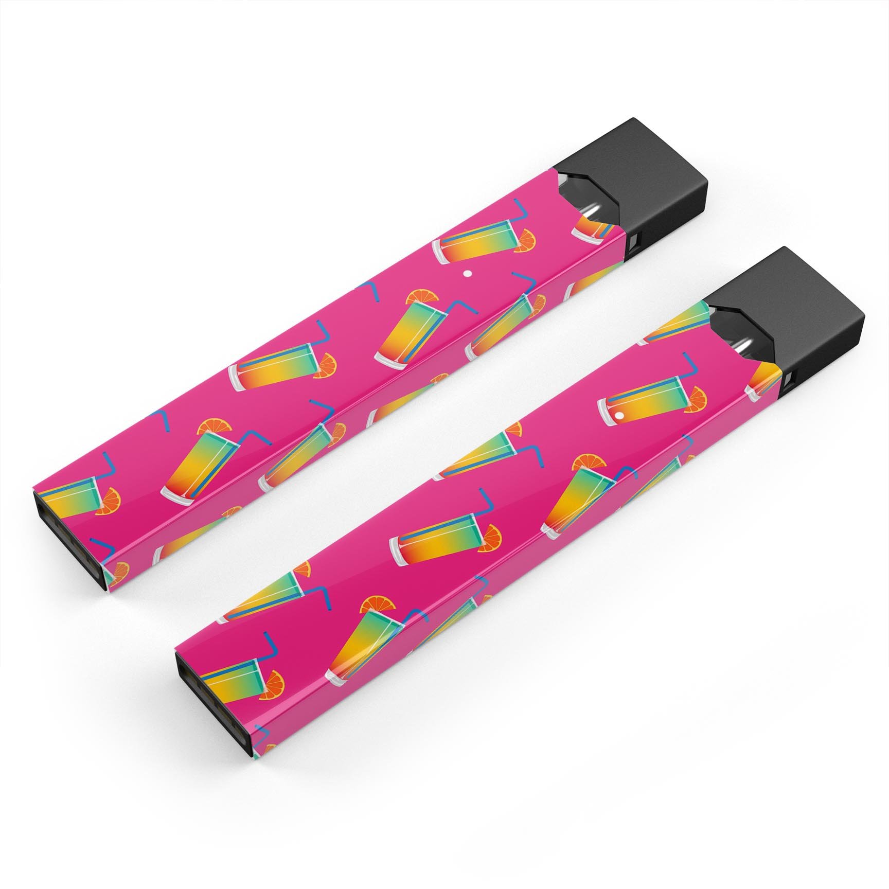 Tropical Twist Drinks v16 premium decal skin-wrap sticker for JUUL device, showcasing vibrant colors and unique design.