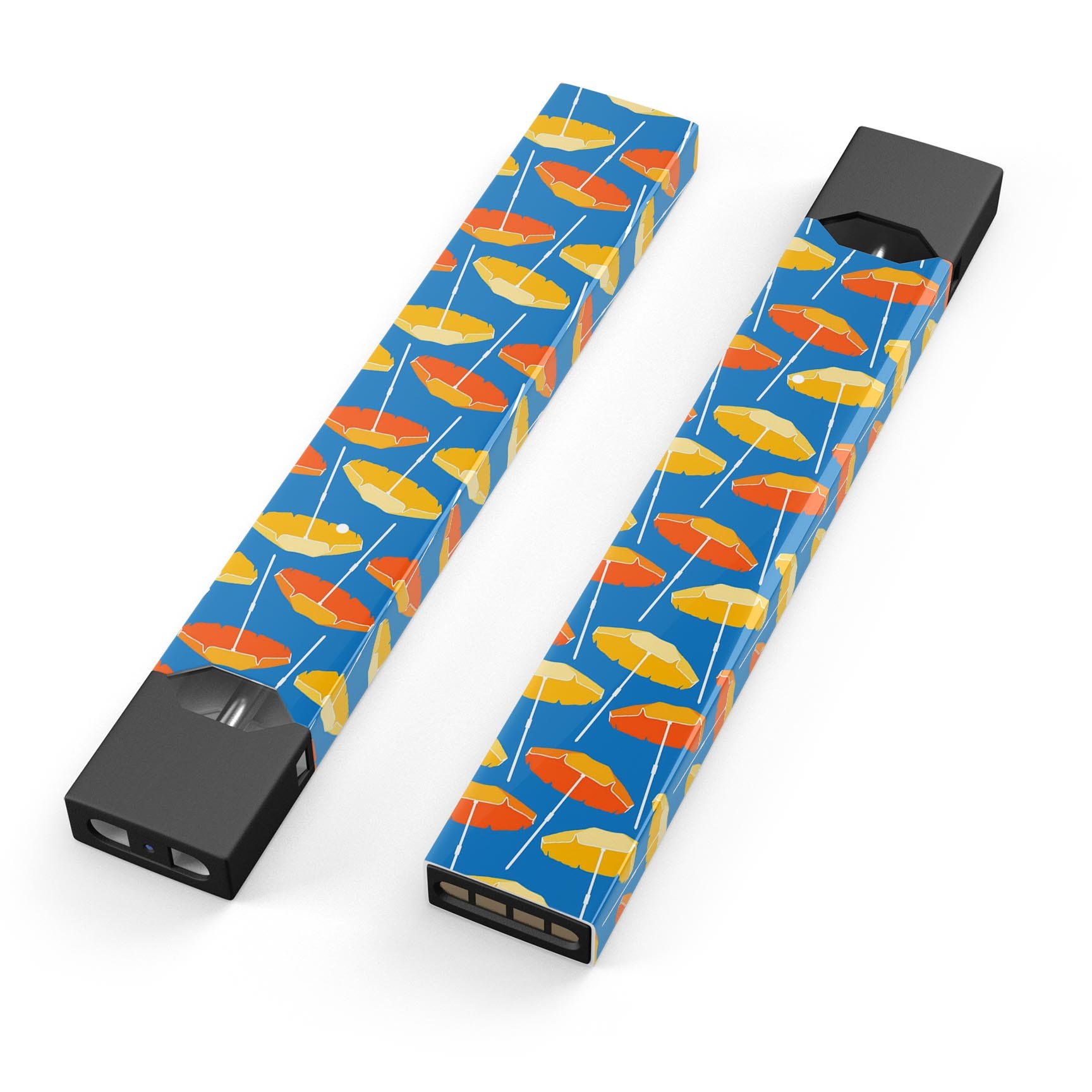 Tropical Twist v14 skin-wrap sticker for JUUL device, showcasing vibrant design and precision cut.