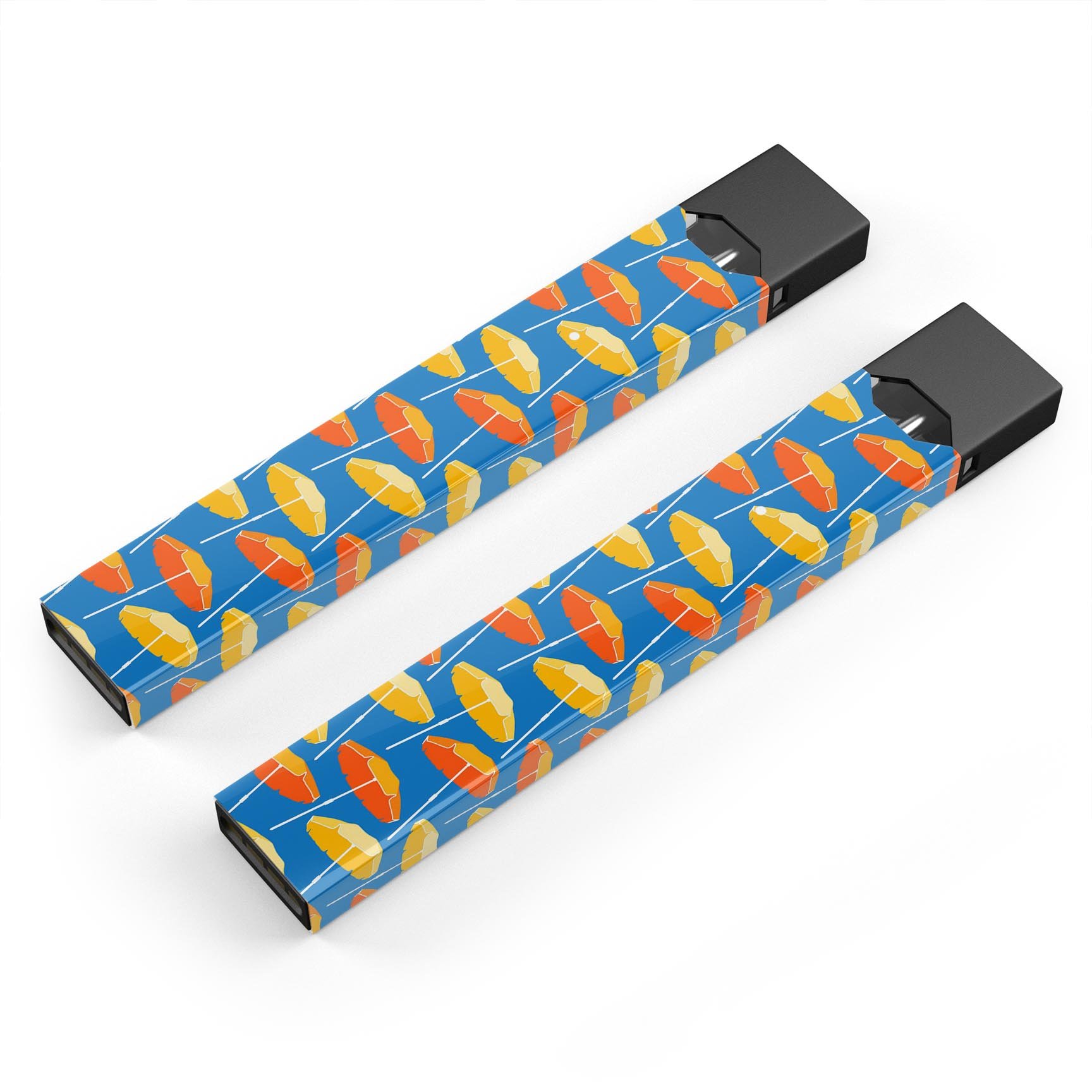 Tropical Twist v14 skin-wrap sticker for JUUL device, showcasing vibrant design and precision cut.