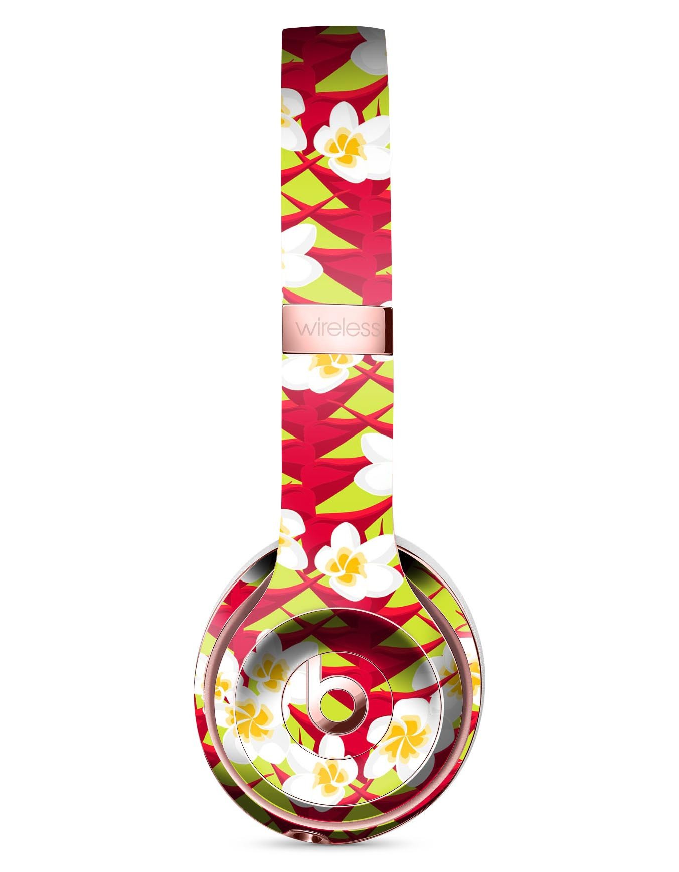 Tropical Twist v9 Full-Body Skin Kit for Beats by Dre Solo 3, showcasing vibrant tropical design and premium vinyl material.