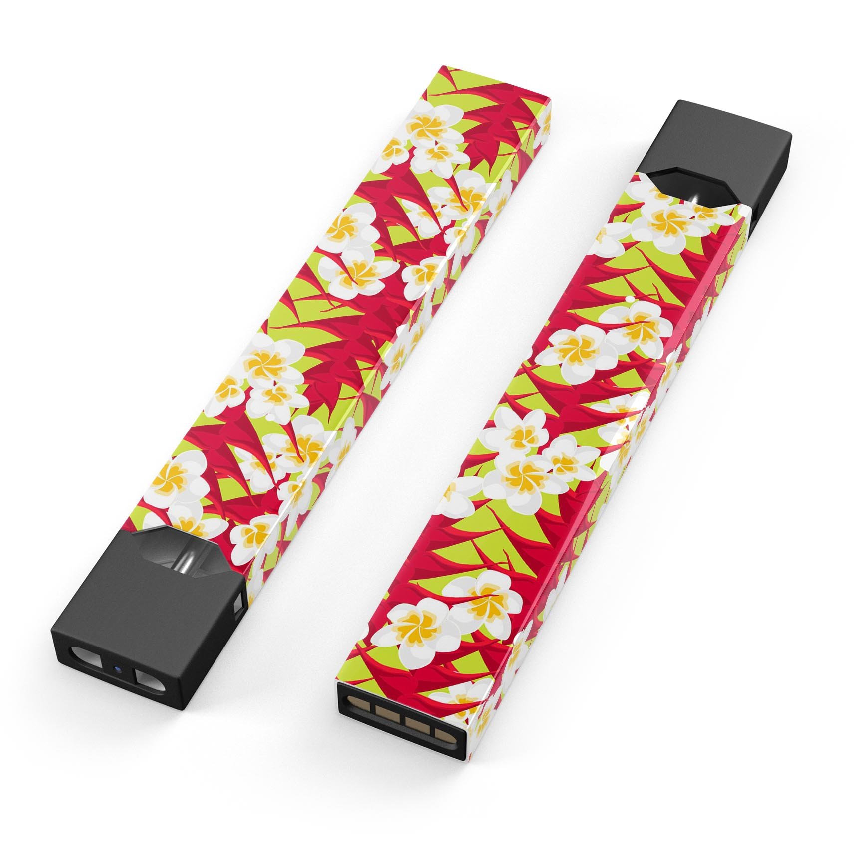 Tropical Twist v9 skin-wrap sticker designed for JUUL vaping device, showcasing vibrant colors and precise cut.