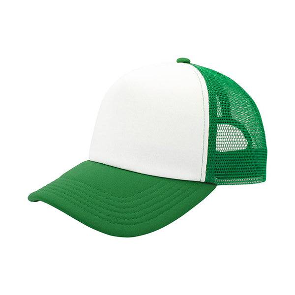 Stylish Trucker Cap made from 100% polyester foam with a mesh back, featuring a plastic adjustable snapback for a comfortable fit.