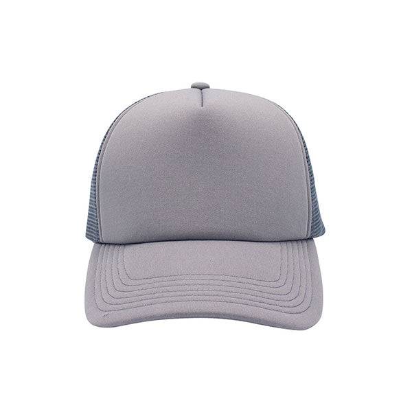 Stylish Trucker Cap made from 100% polyester foam with a mesh back, featuring a plastic adjustable snapback for a comfortable fit.