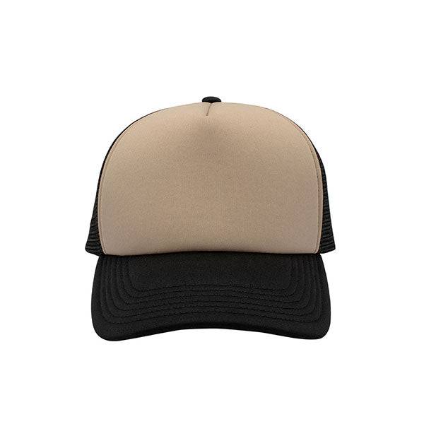 Stylish Trucker Cap made from 100% polyester foam with a mesh back, featuring a plastic adjustable snapback for a comfortable fit.