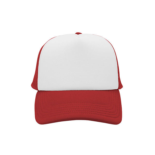 Stylish Trucker Cap made from 100% polyester foam with a mesh back, featuring a plastic adjustable snapback for a comfortable fit.