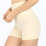 Zenana Tummy Control Slip Short Leggings with tall waistband, perfect for layering under dresses or skirts, providing comfort and support.