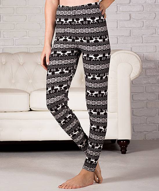 A pair of Ultra Soft Print Leggings featuring trendy patterns and a tall waistband, showcasing their buttery soft fabric and comfortable fit.