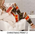 A pair of Ultra Soft Print Leggings featuring trendy patterns and a tall waistband, showcasing their buttery soft fabric and comfortable fit.