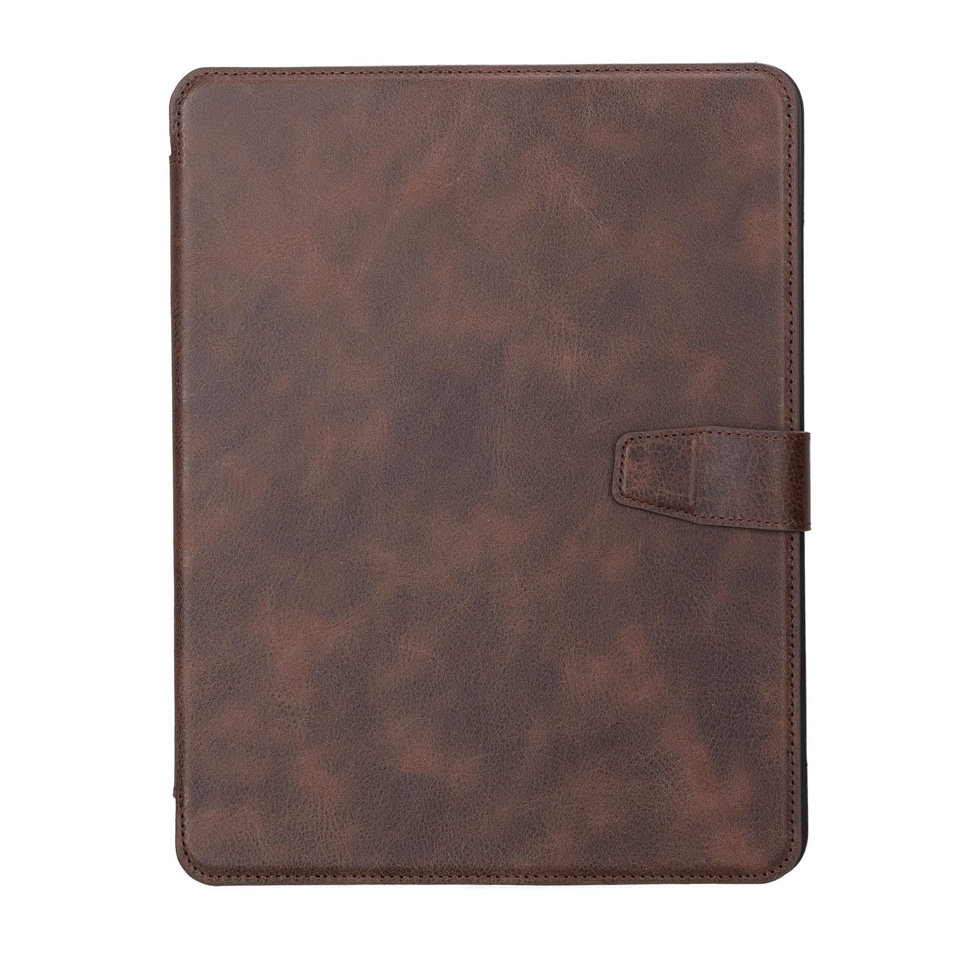 Utica Leather Wallet Case for iPad Pro 12.9-inch, showcasing premium full-grain leather and elegant design.