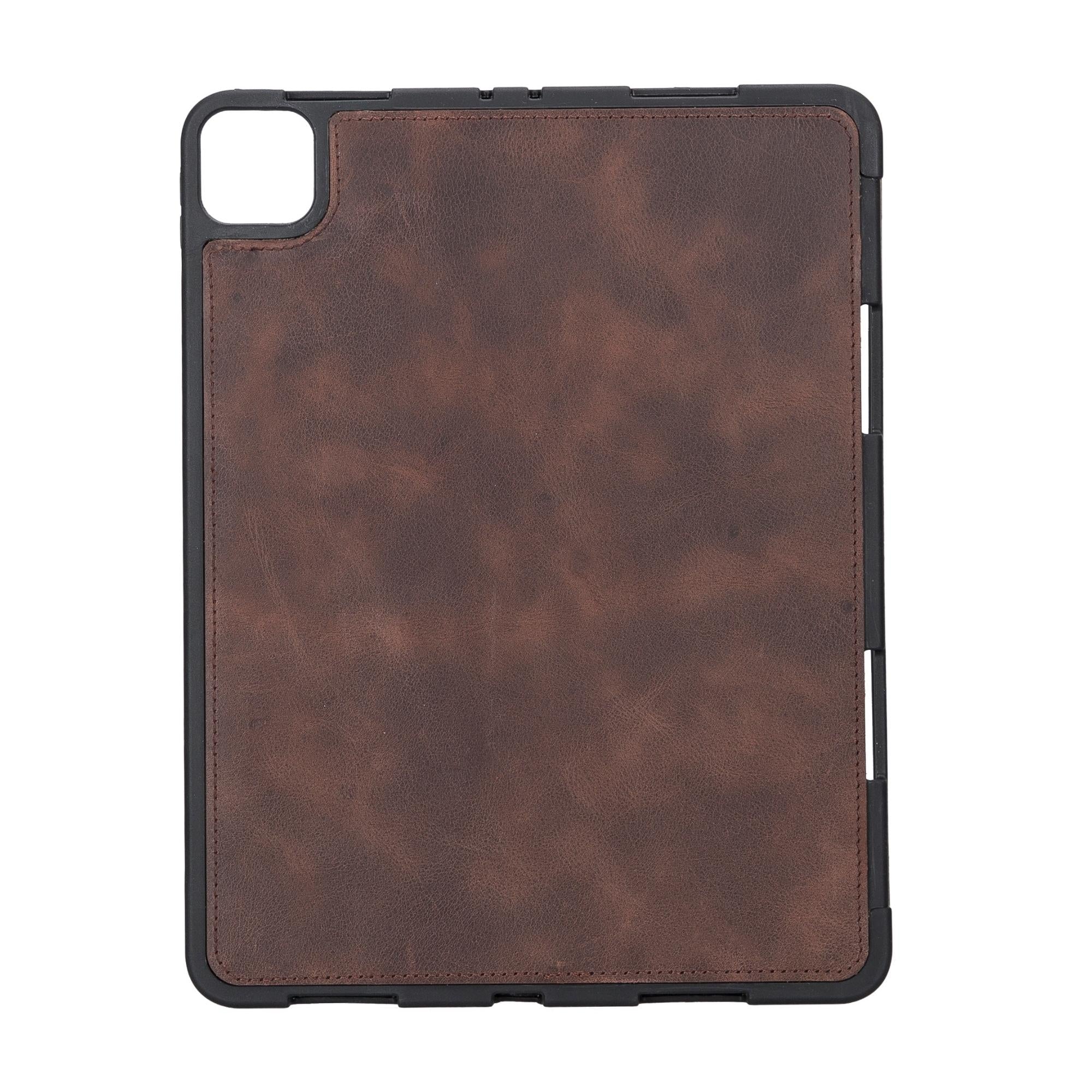 Utica Leather Wallet Case for iPad Pro 12.9-inch, showcasing premium full-grain leather and elegant design.