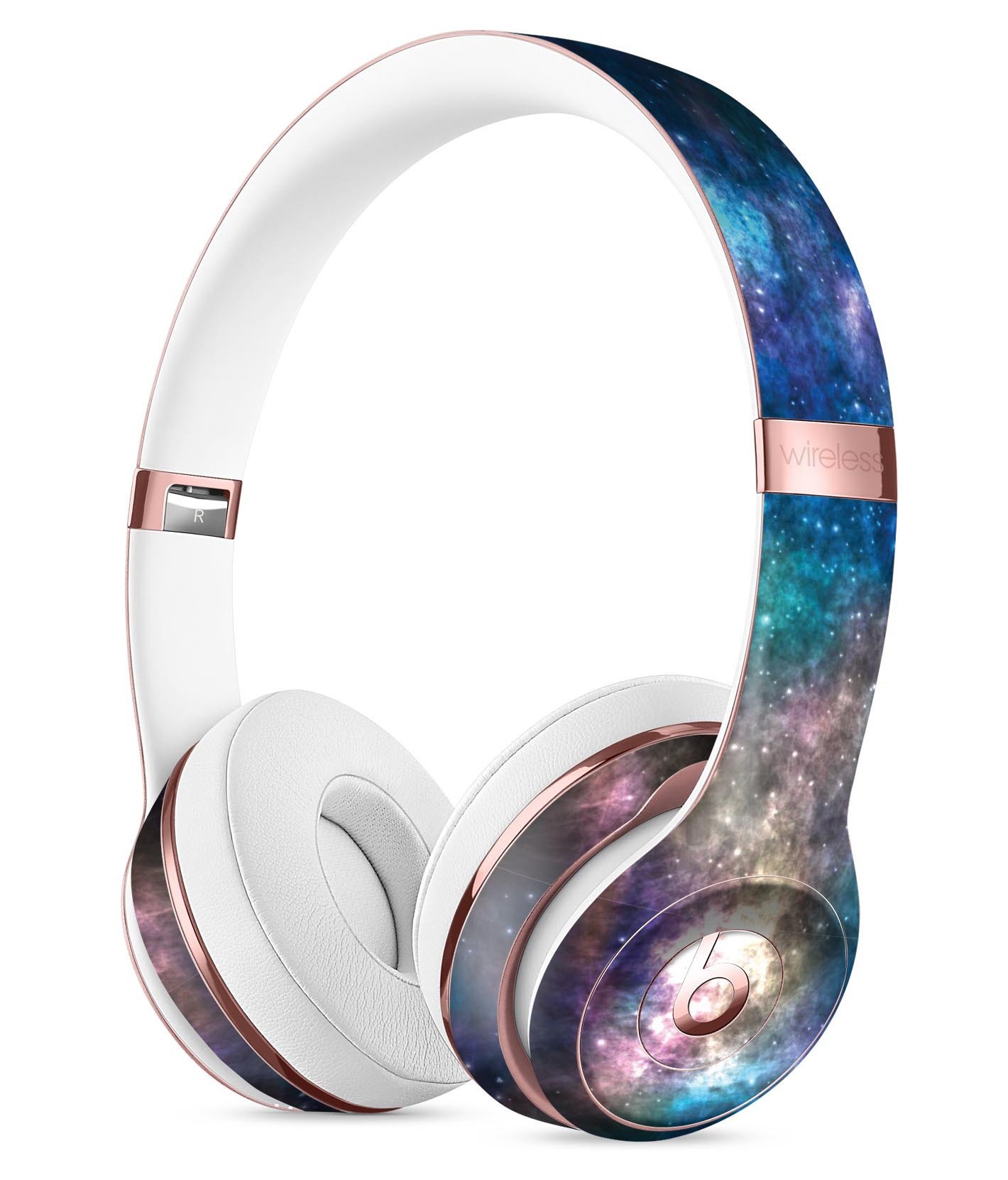 Vector Space Full-Body Skin Kit for Beats by Dre Solo 3 Wireless, showcasing vibrant design and premium vinyl material.