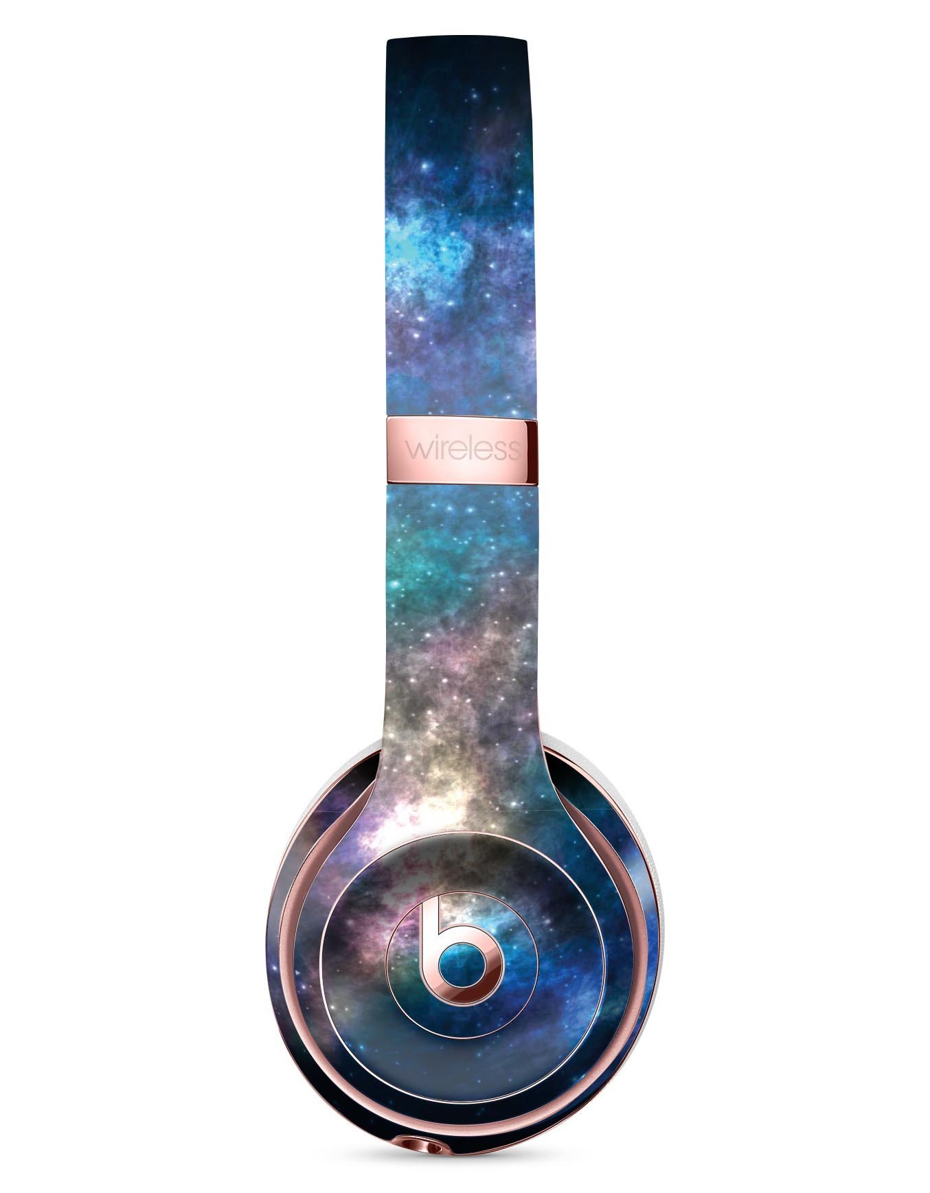 Vector Space Full-Body Skin Kit for Beats by Dre Solo 3 Wireless, showcasing vibrant design and premium vinyl material.