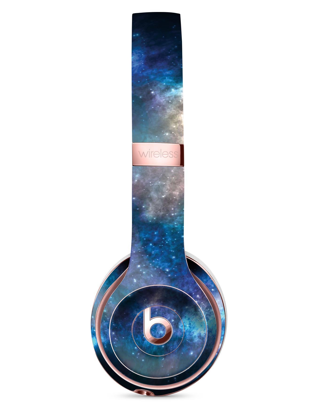 Vector Space V2 Full-Body Skin Kit designed for Beats by Dre Solo 3 Wireless Headphones, showcasing vibrant graphics and a sleek finish.