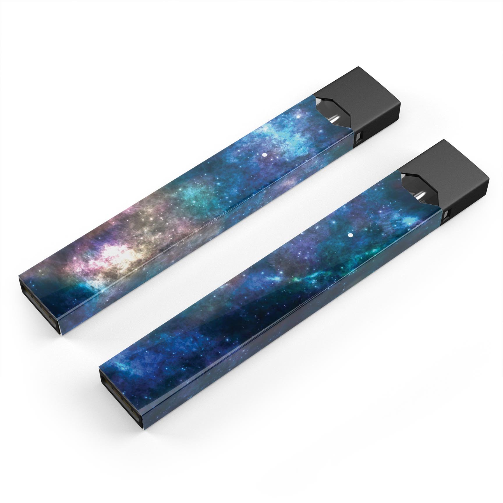 Vector Space V2 premium decal skin-wrap sticker designed for JUUL vaping device, showcasing vibrant graphics and protective features.