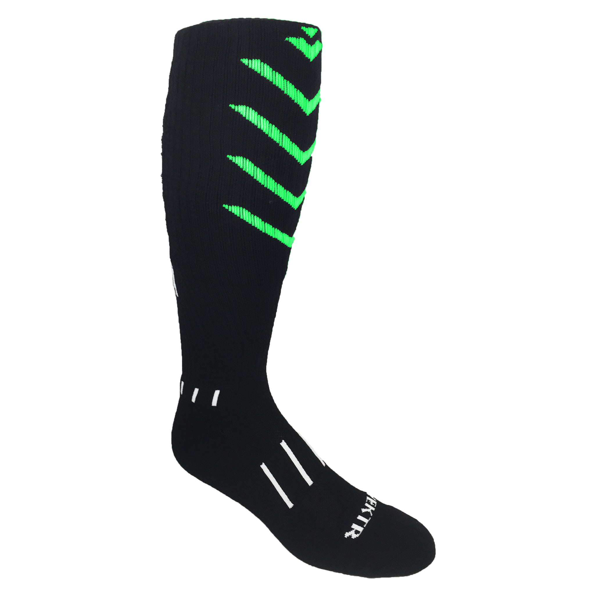 A pair of VEKTR Deadlift Socks designed for athletes, featuring a snug fit and reinforced toe and heel for durability.