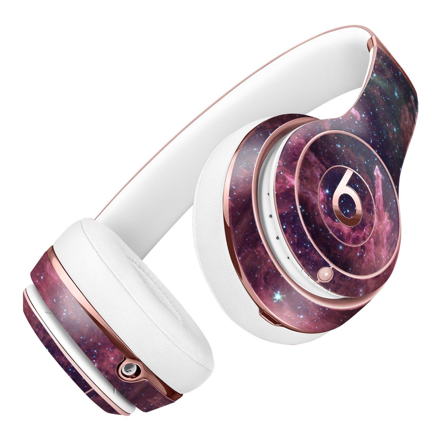 Vibrant Deep Space Full-Body Skin Kit for Beats by Dre Solo 3, showcasing a colorful design that fits perfectly on the headphones.