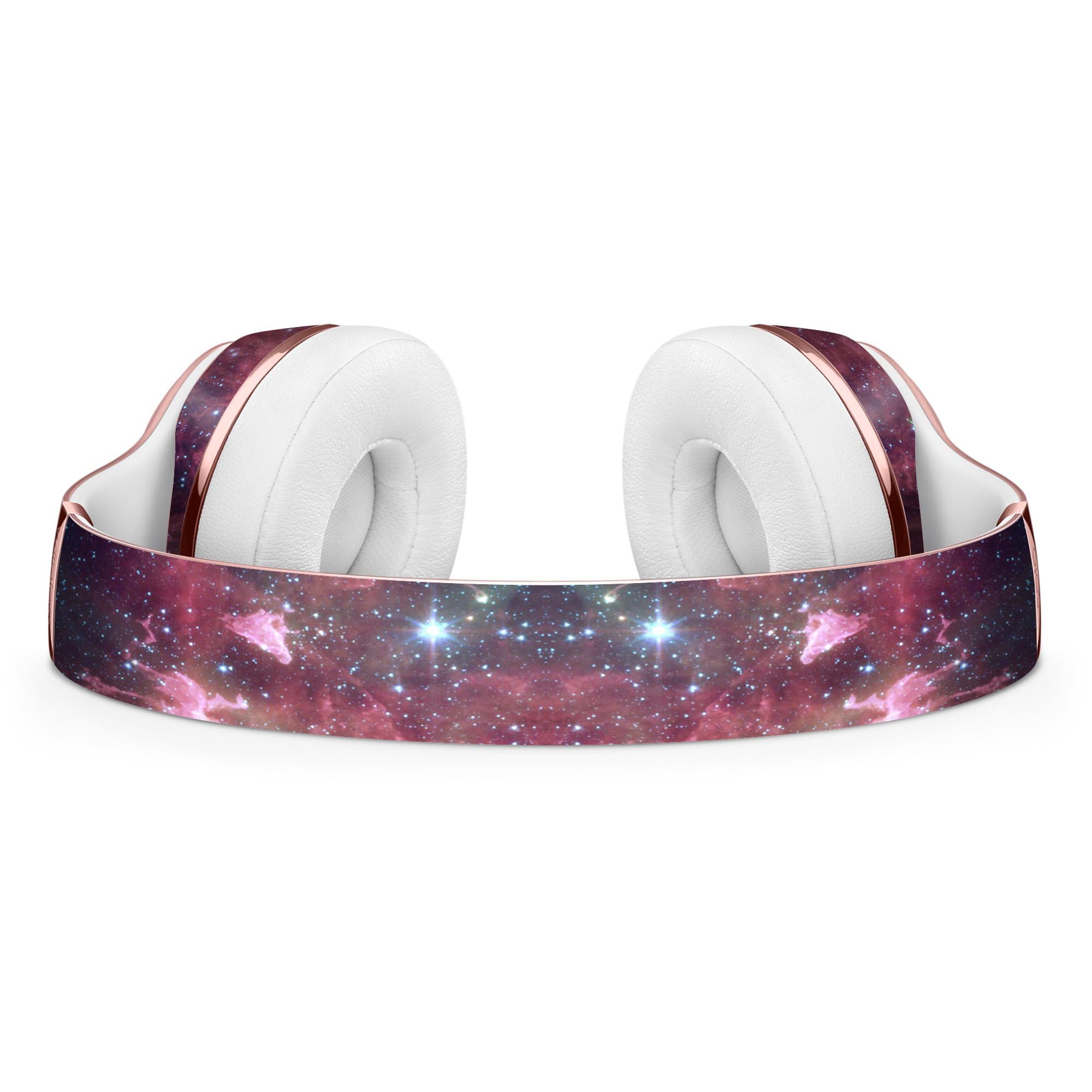 Vibrant Deep Space Full-Body Skin Kit for Beats by Dre Solo 3, showcasing a colorful design that fits perfectly on the headphones.