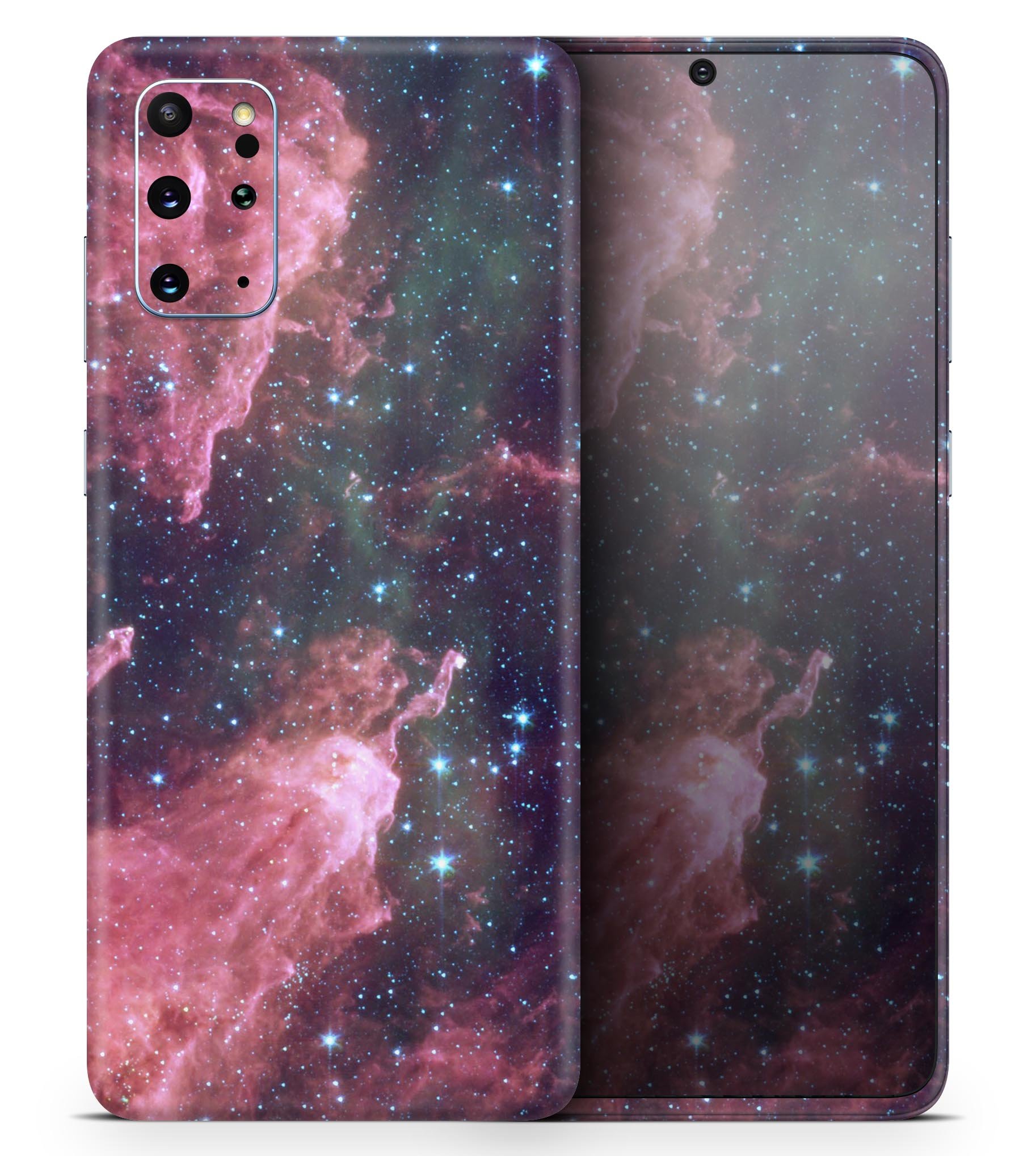 Vibrant Deep Space Skin-Kit for Samsung Galaxy S20, showcasing its sleek design and premium finish.