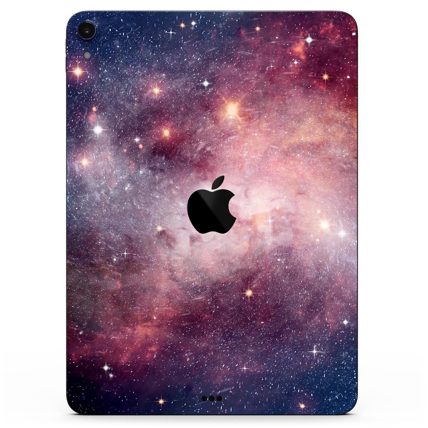 Vibrant Space Full Body Skin Decal for Apple iPad Pro 12.9", showcasing its colorful design and premium 3M material.