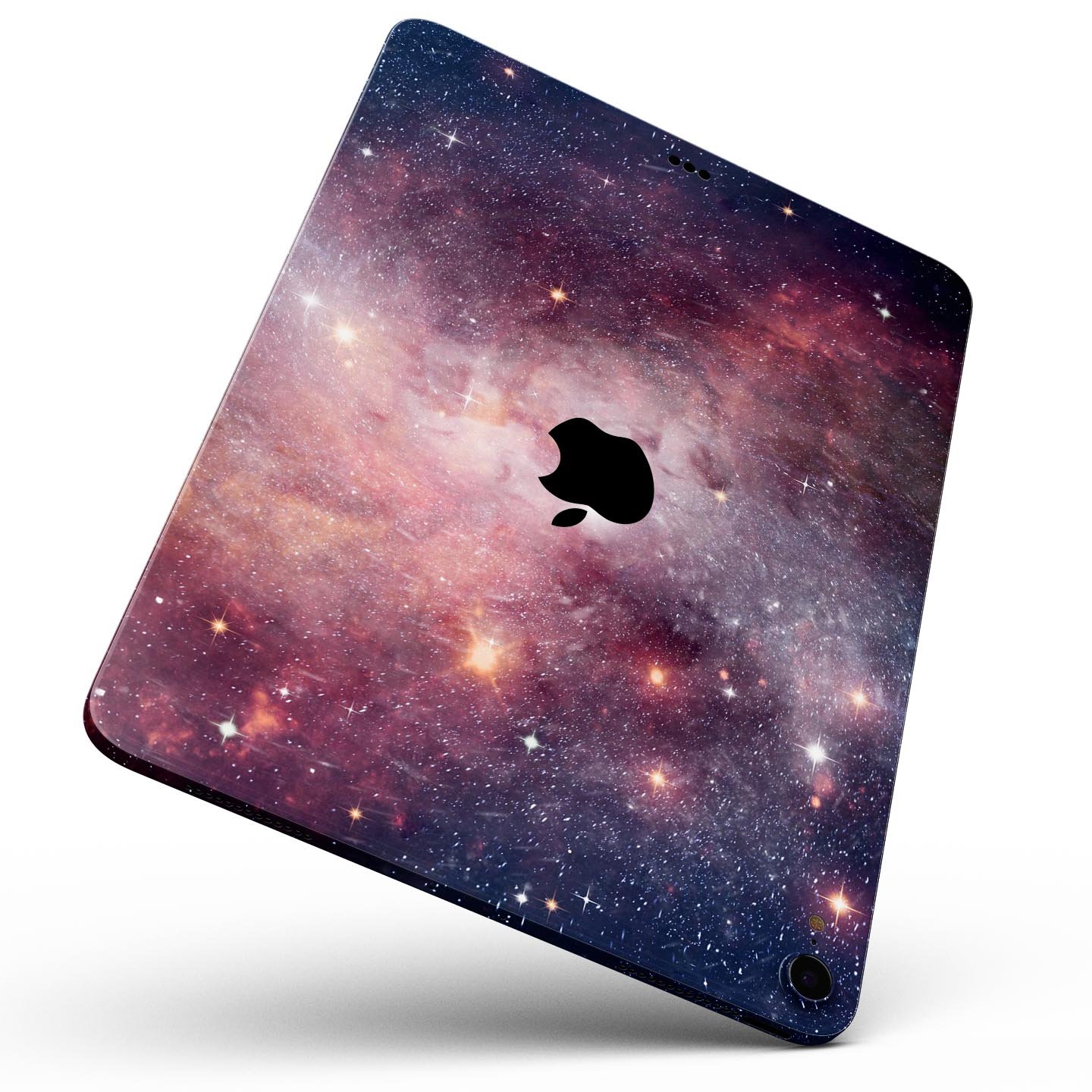 Vibrant Space Full Body Skin Decal for Apple iPad Pro 12.9", showcasing its colorful design and premium 3M material.