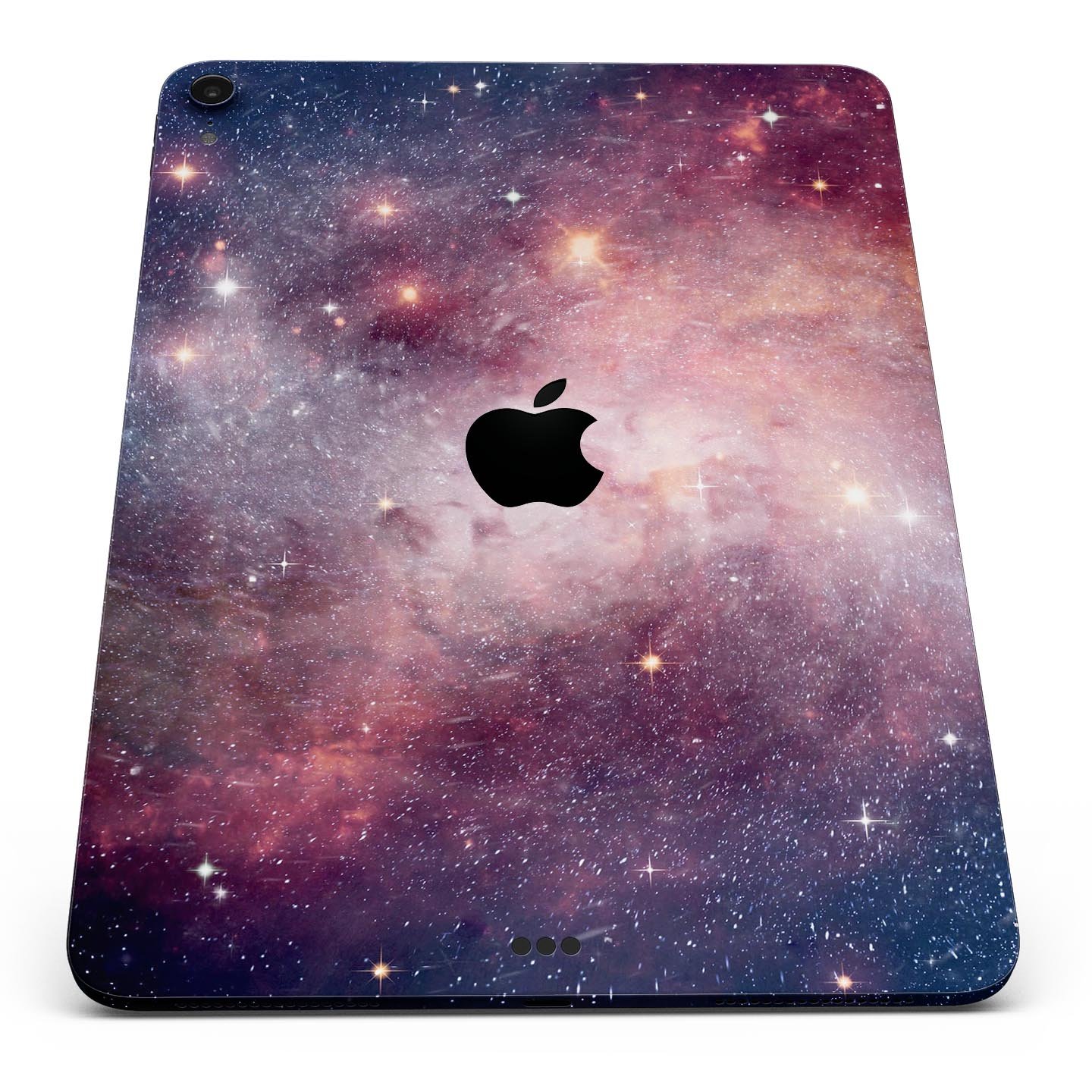 Vibrant Space Full Body Skin Decal for Apple iPad Pro 12.9", showcasing its colorful design and premium 3M material.