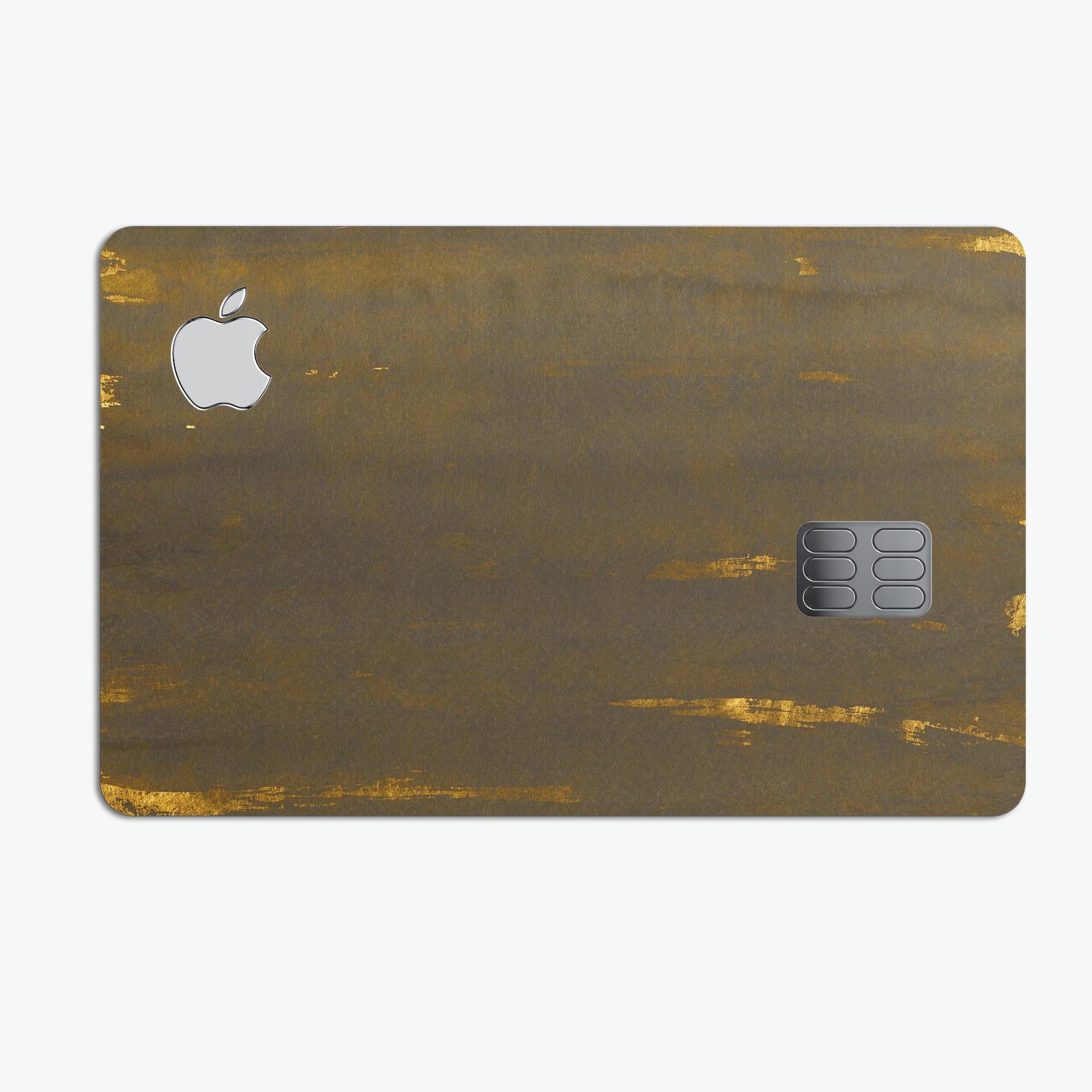 Vintage Golden Book Cover decal skin-kit for Apple Card, showcasing a stylish design with premium vinyl material.