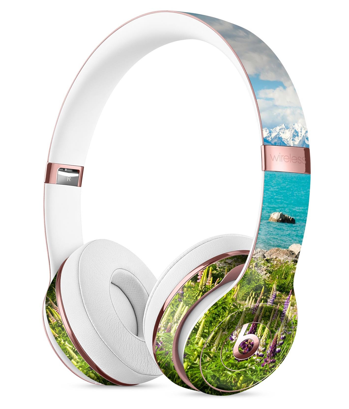 Vivid Paradise Full-Body Skin Kit for Beats by Dre Solo 3 Wireless, showcasing vibrant design and precise fit.