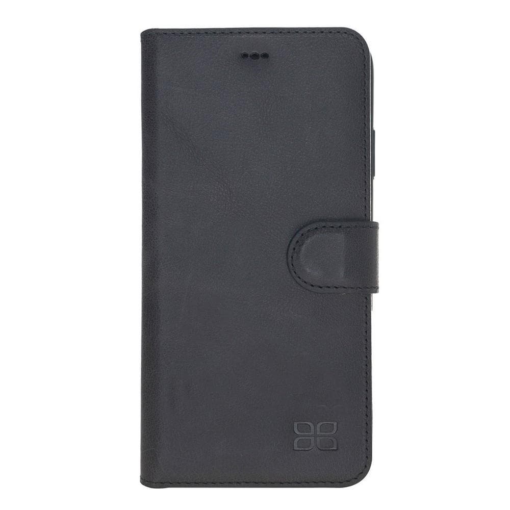 Wallet Folio Leather Case for Apple iPhone X series, featuring an ID slot and premium full grain leather design.